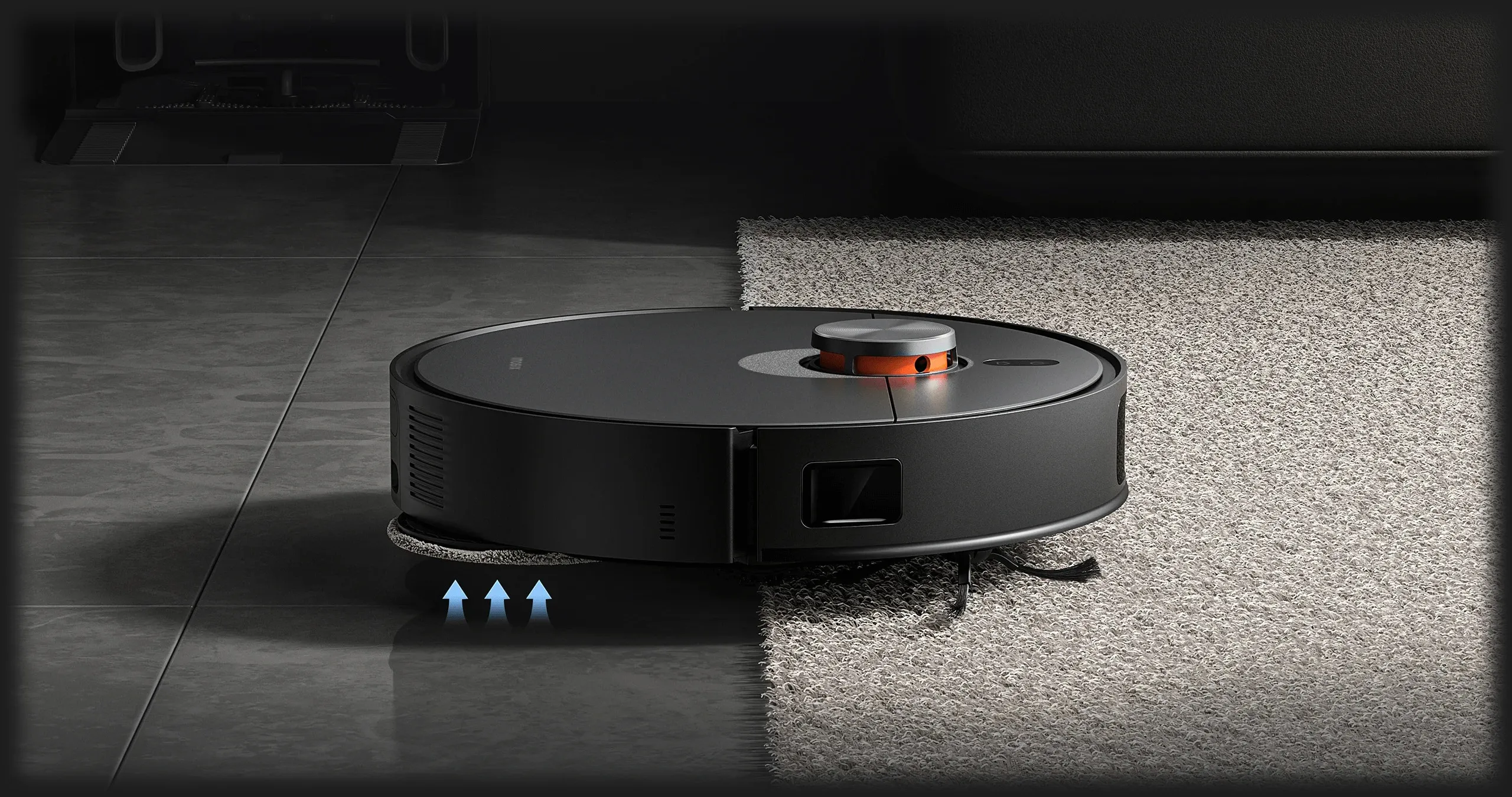 Робот-пилосос Xiaomi Robot Vacuum X20 Max (Black) (UА)