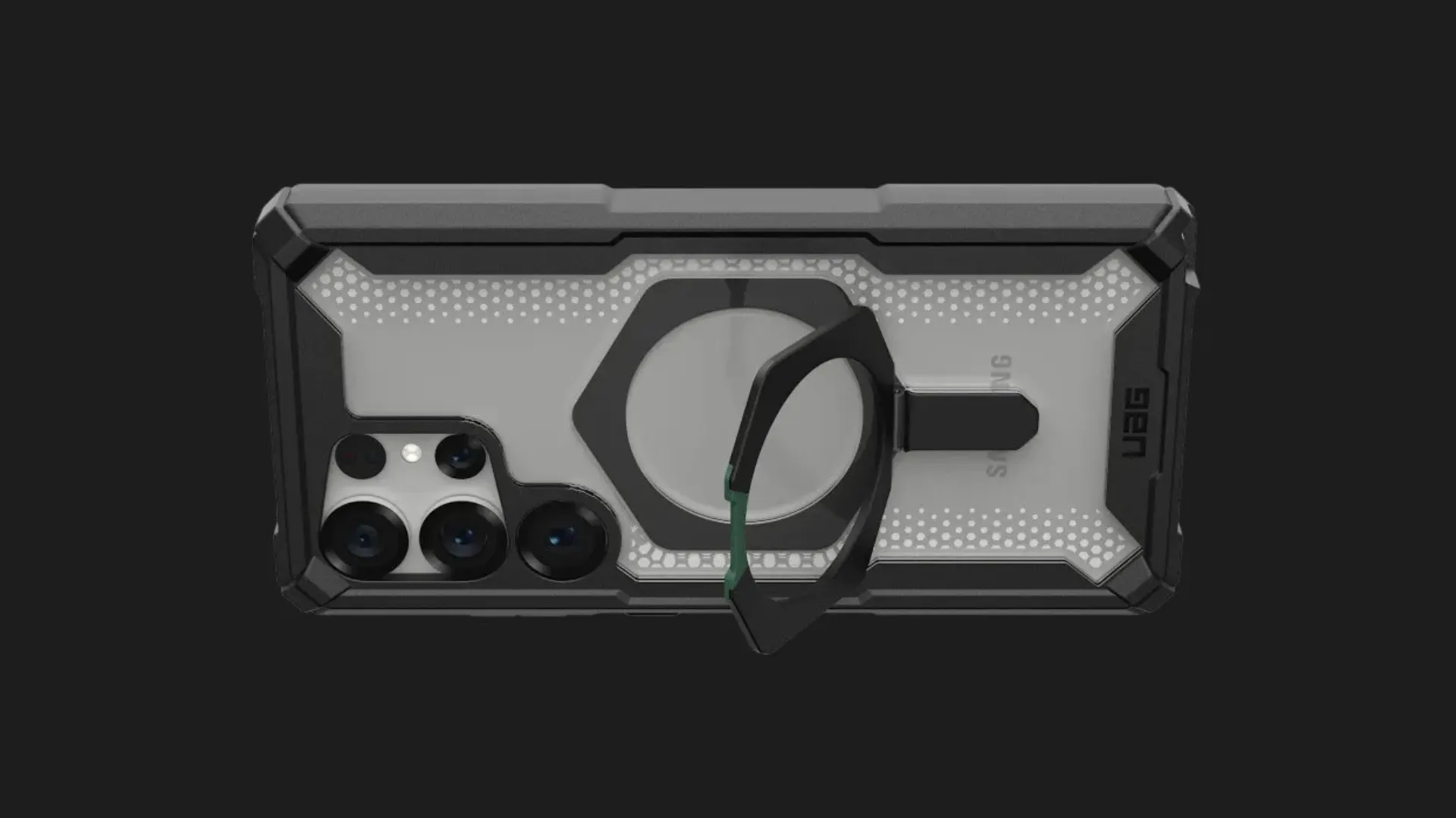 Чехол UAG Plasma XTE with Magnet для Samsung Galaxy S25 Ultra (Black/Orange)