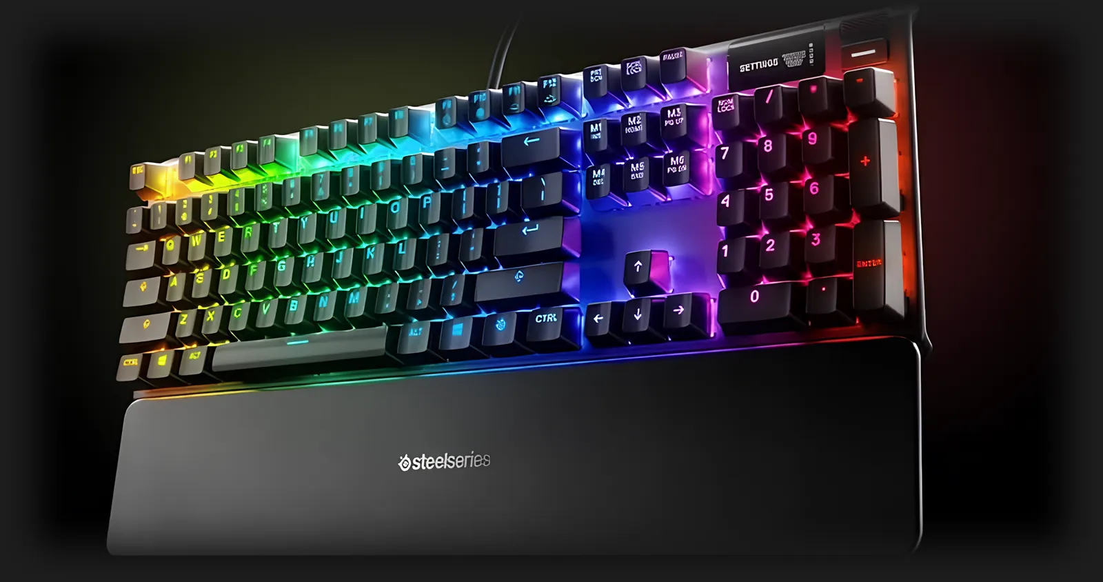 Ігрова клавіатура SteelSeries Apex 7 Blue Switch (Black)