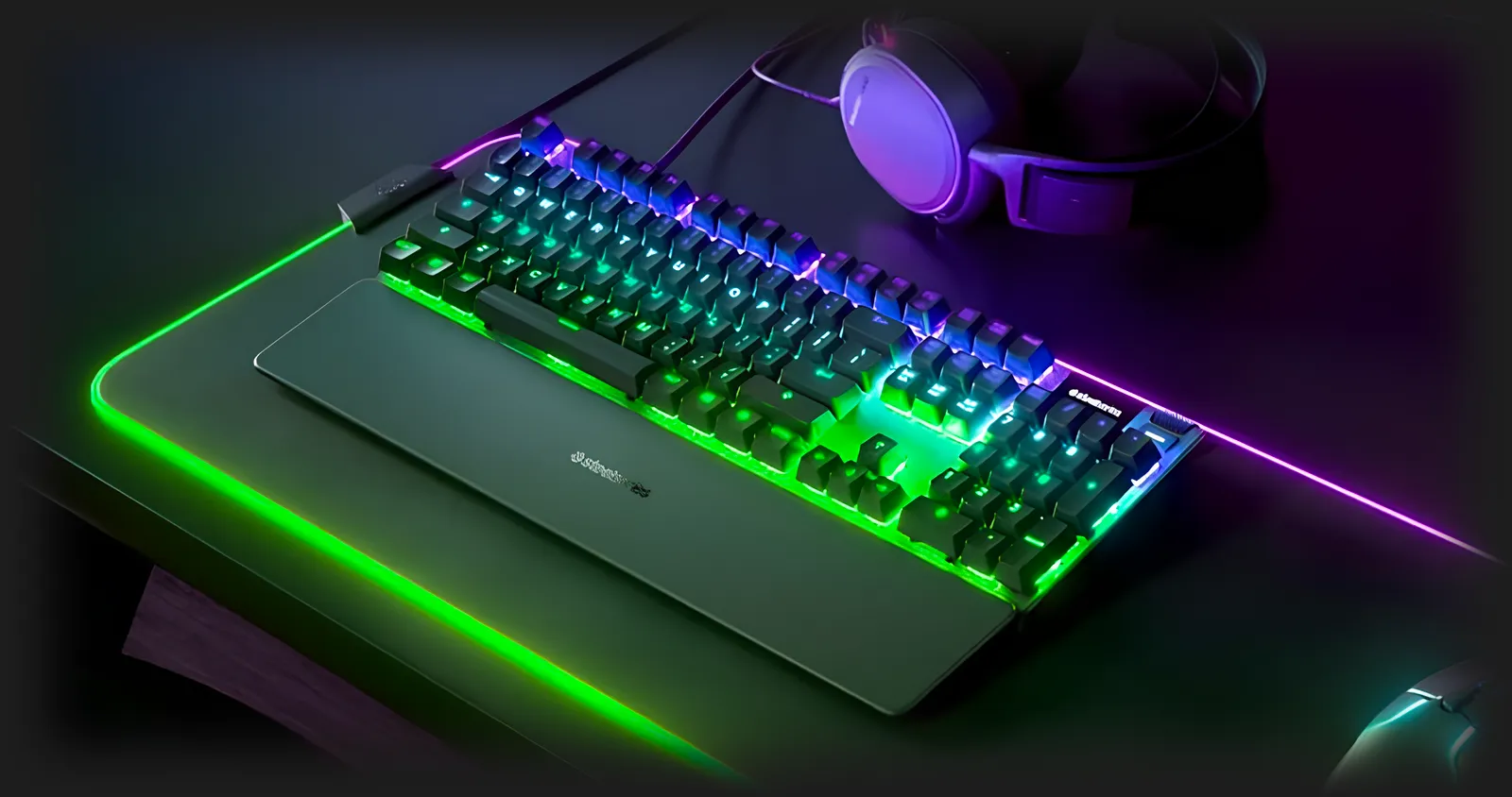 Ігрова клавіатура SteelSeries Apex 7 Blue Switch (Black)