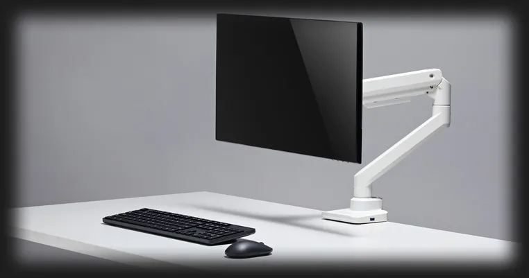 Настольное крепление для монитора OfficePro 17-49" MA801W (White) (UA)