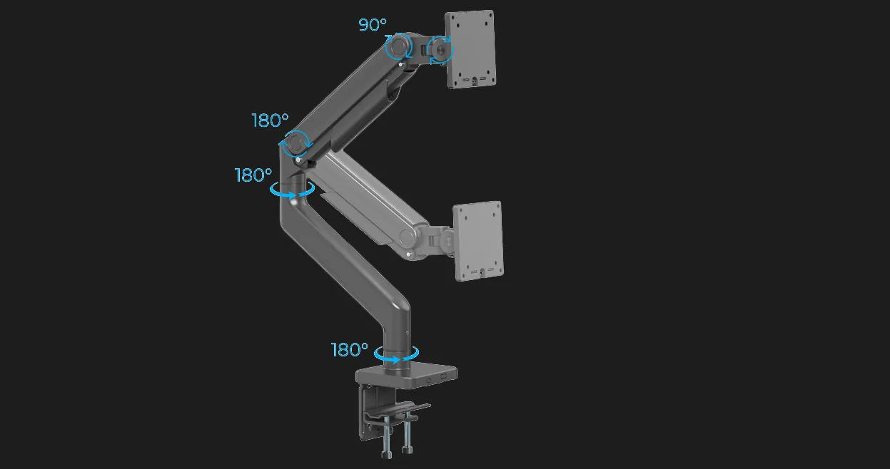 Настільне кріплення для монітора OfficePro 17-49&quot; MA801W (White) (UA)