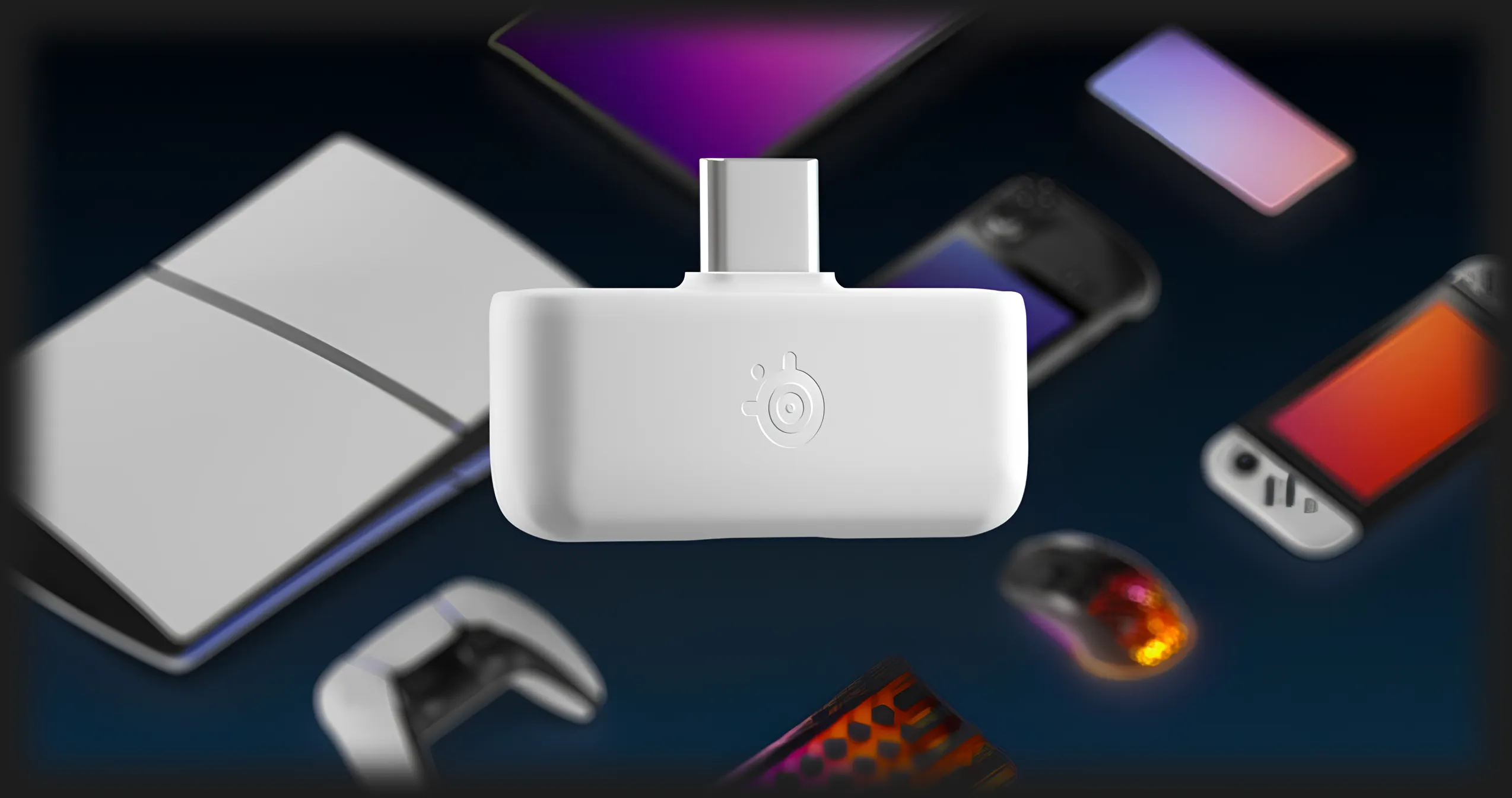 Ігрова гарнітура SteelSeries Arctis Nova 5 Wireless MultiPlatform (White) (UA)