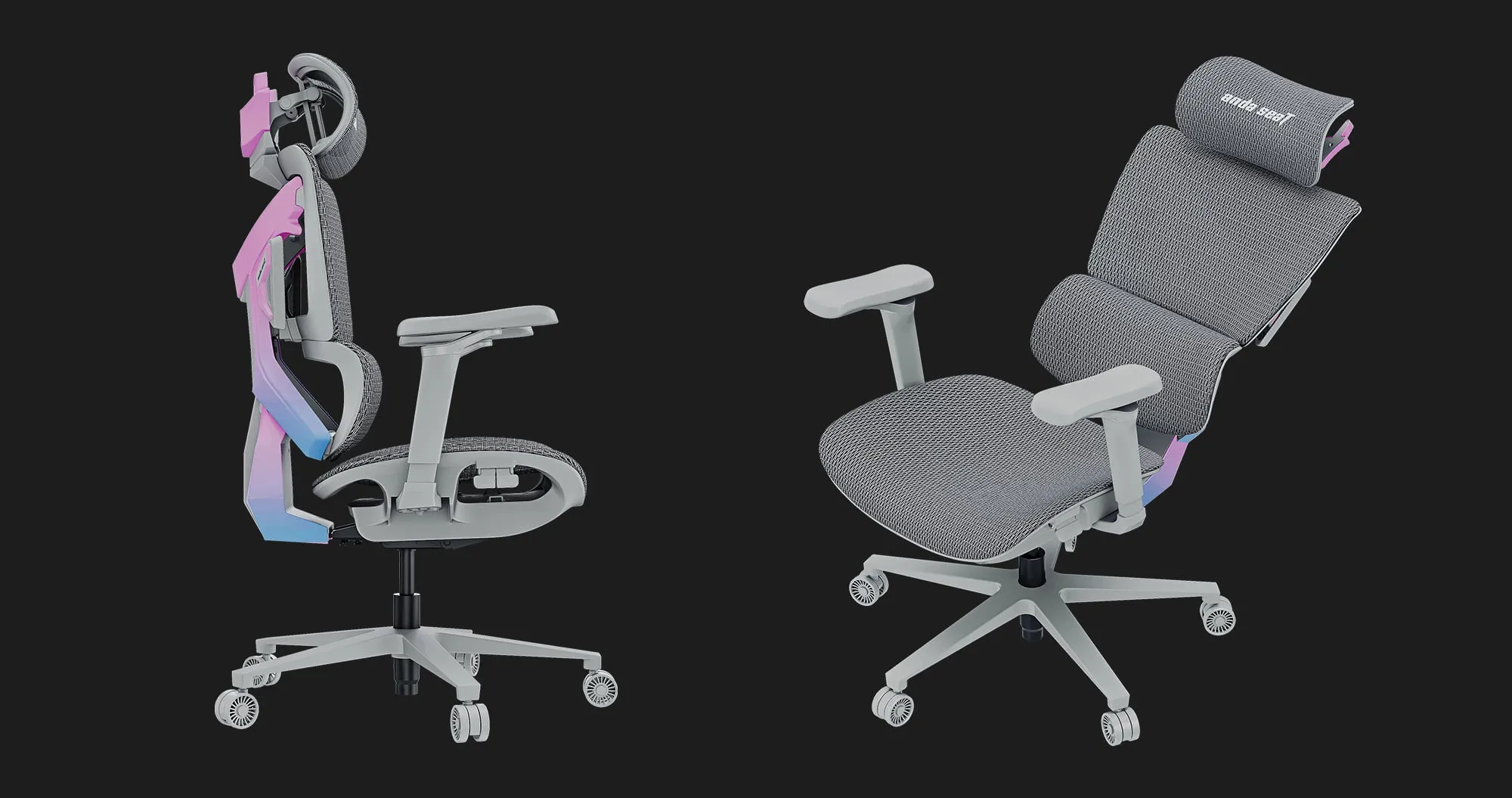 Кресло игровое Anda Seat X-Air Pro Size L Mesh (Gray Twilight) (UA)