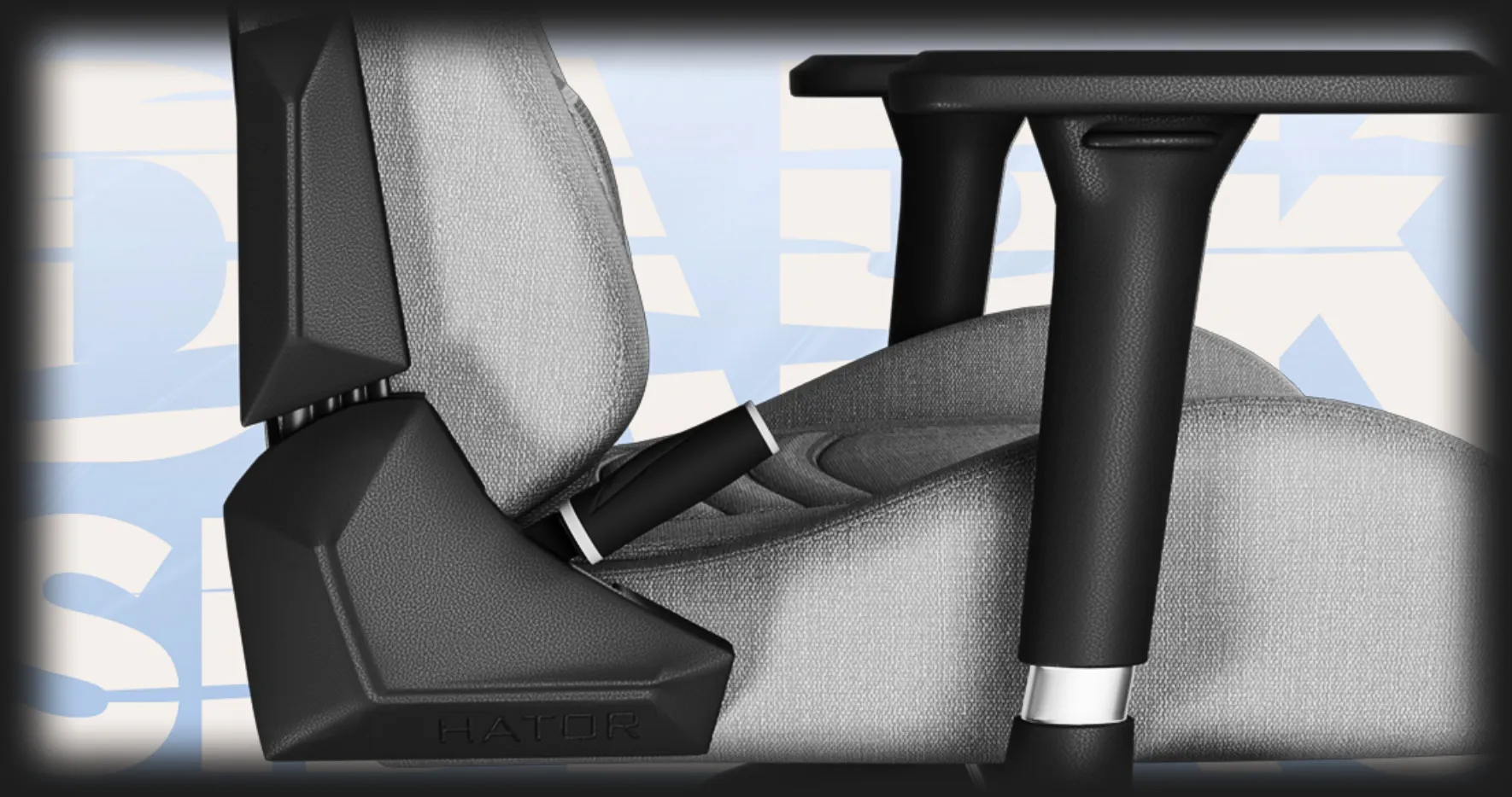 Крісло для геймерів HATOR Darkside 2 PRO Fabric (Gray) (HTC1506) (UA)