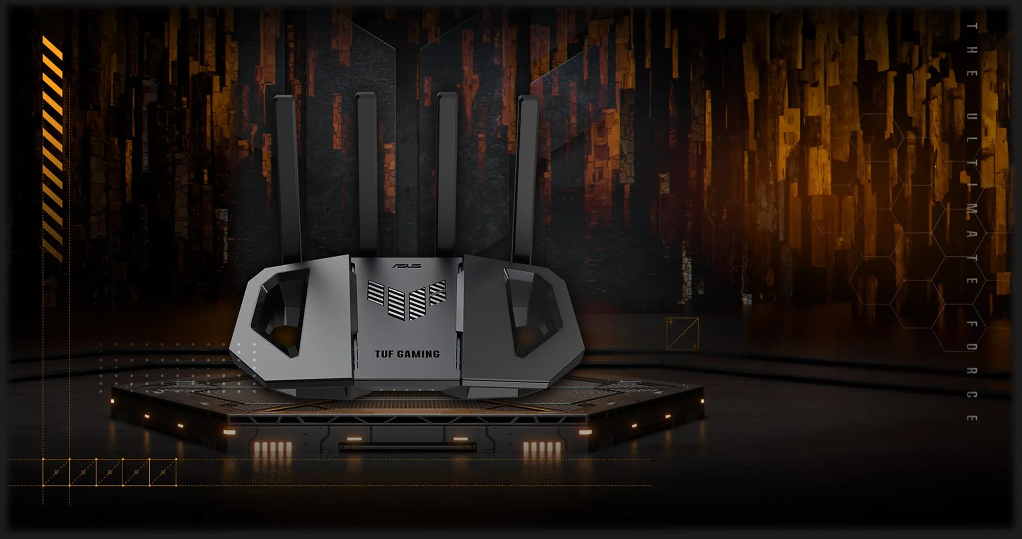 Маршрутизатор Asus TUF Gaming TUF-BE3600 (Black)