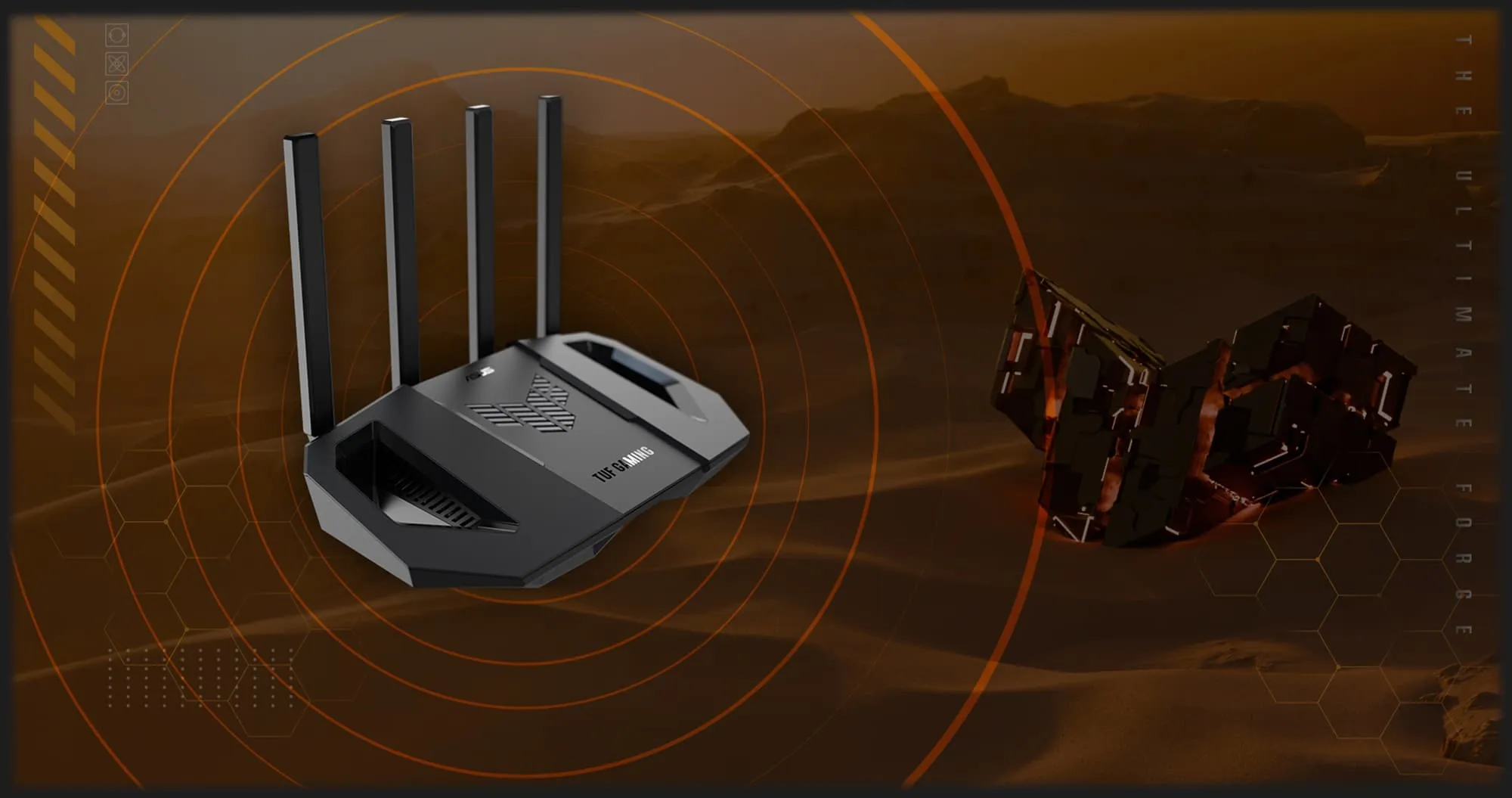 Маршрутизатор Asus TUF Gaming TUF-BE3600 (Black)