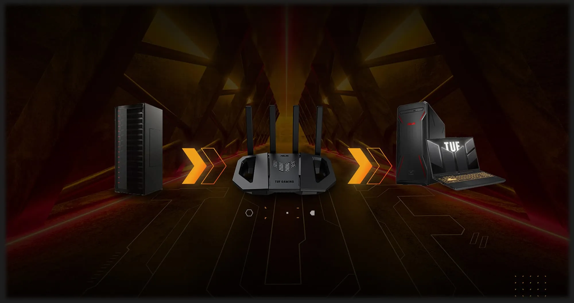 Маршрутизатор Asus TUF Gaming TUF-BE3600 (Black)