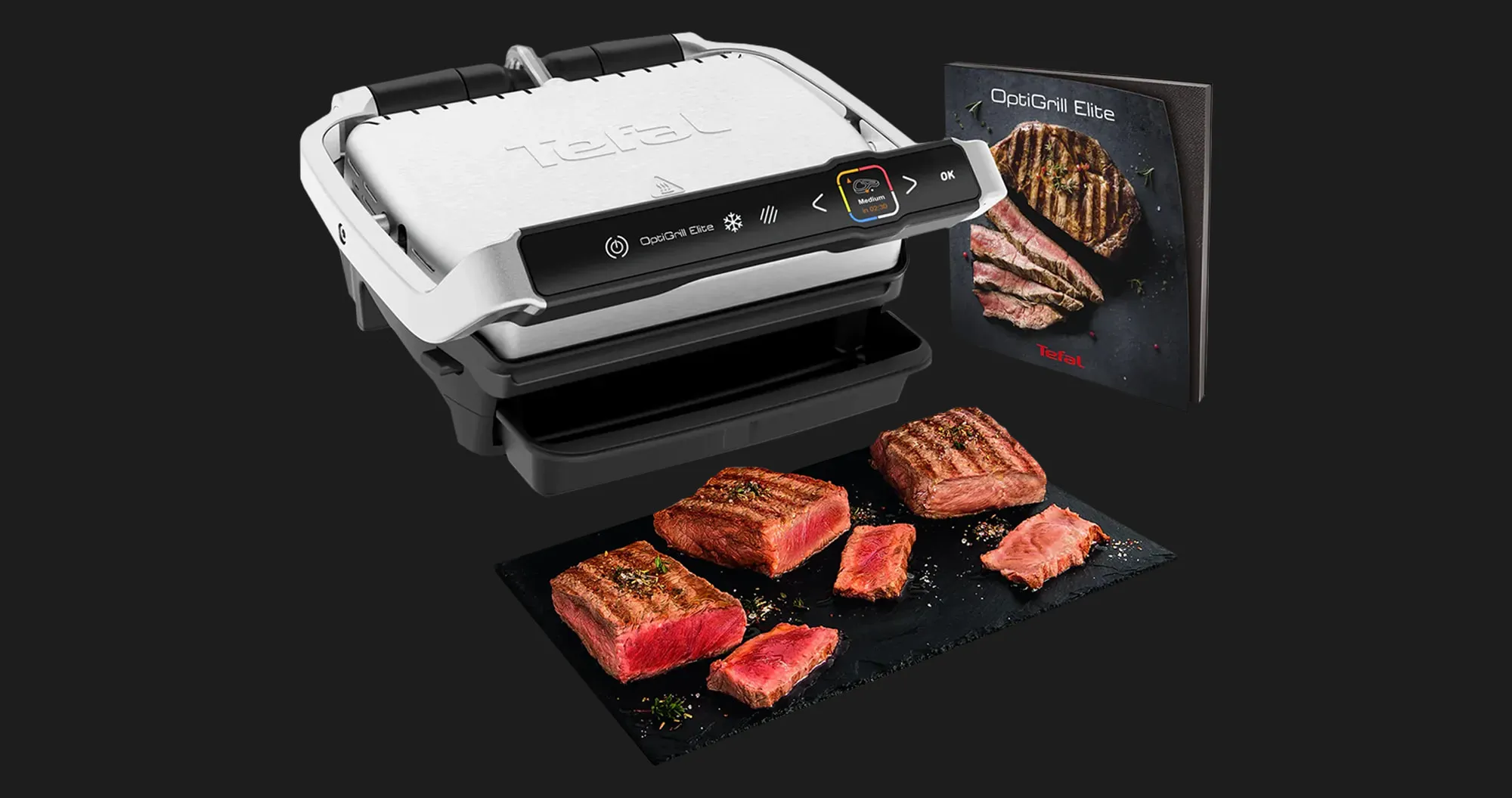 Гриль Tefal OptiGrill Elite GC750D (UA)