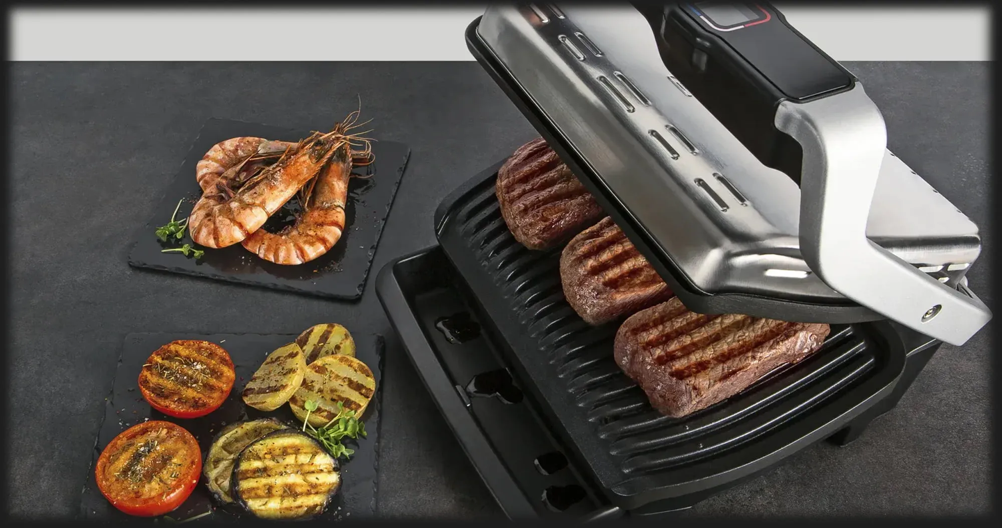 Гриль Tefal OptiGrill Elite GC750D (UA)