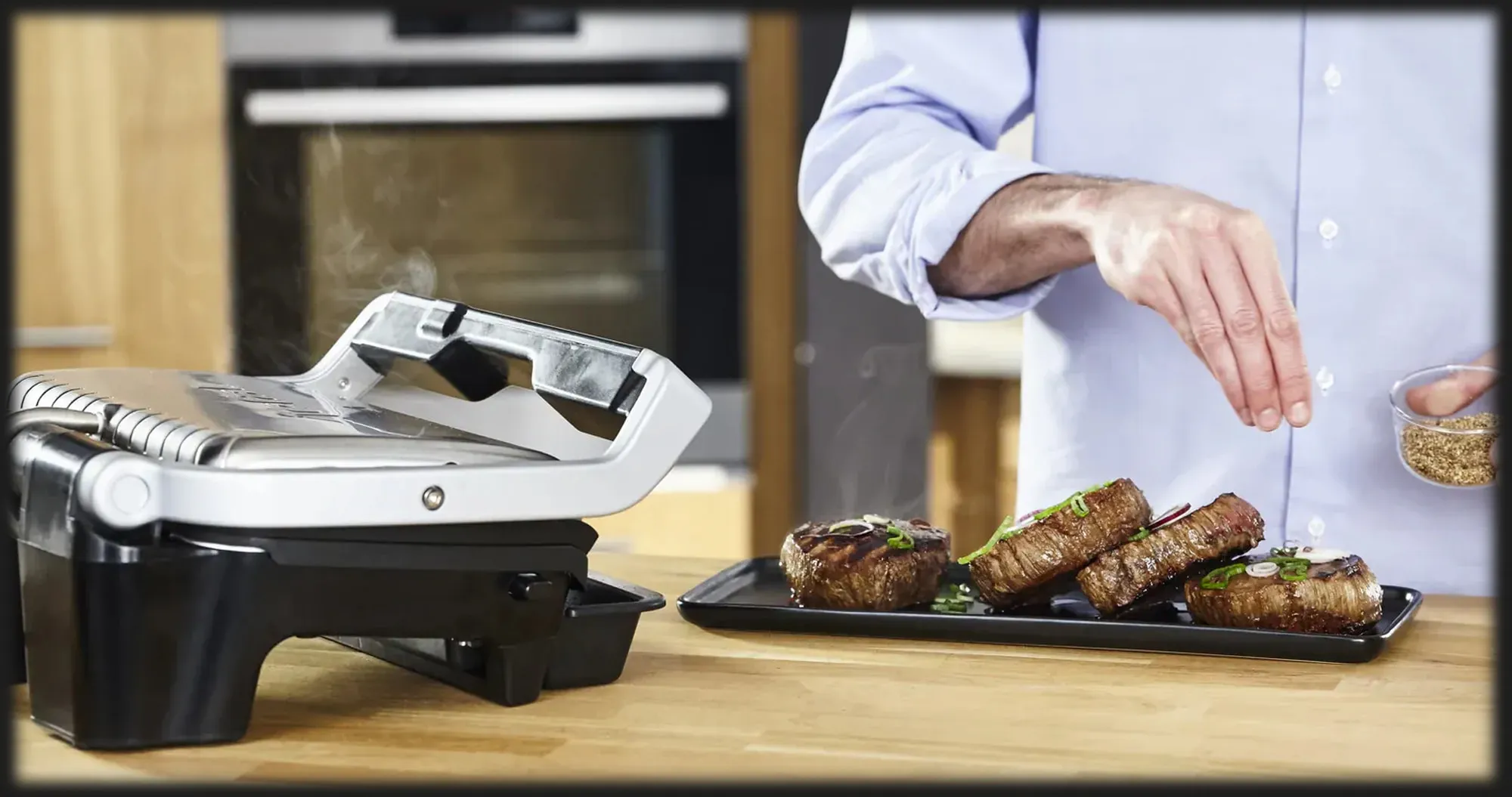 Гриль Tefal OptiGrill Elite GC750D (UA)