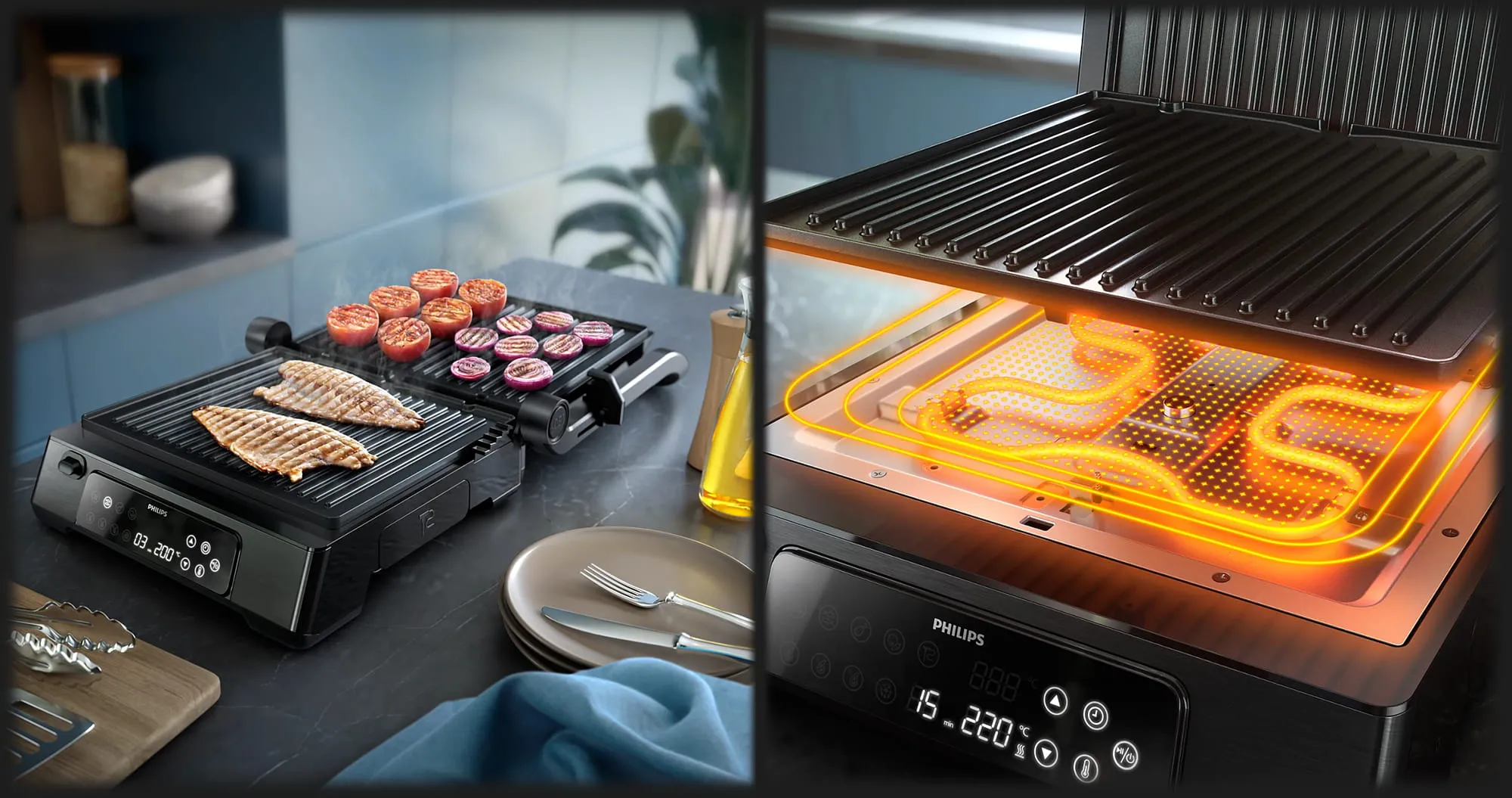 Гриль Philips Series 7000 HD6307/70 (Standard)