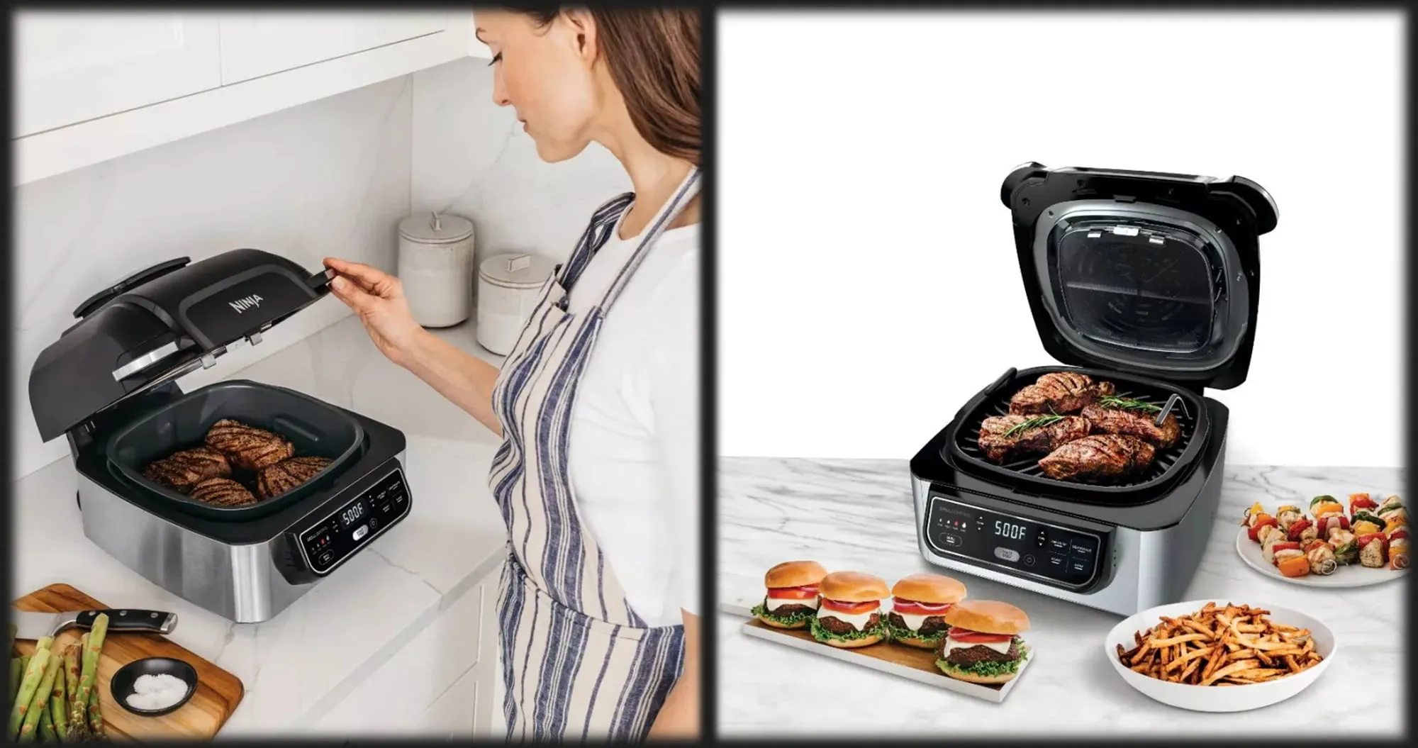 Гриль Ninja Foodi Health MultiGrill  &amp; Air Fryer AG301EU (UA)