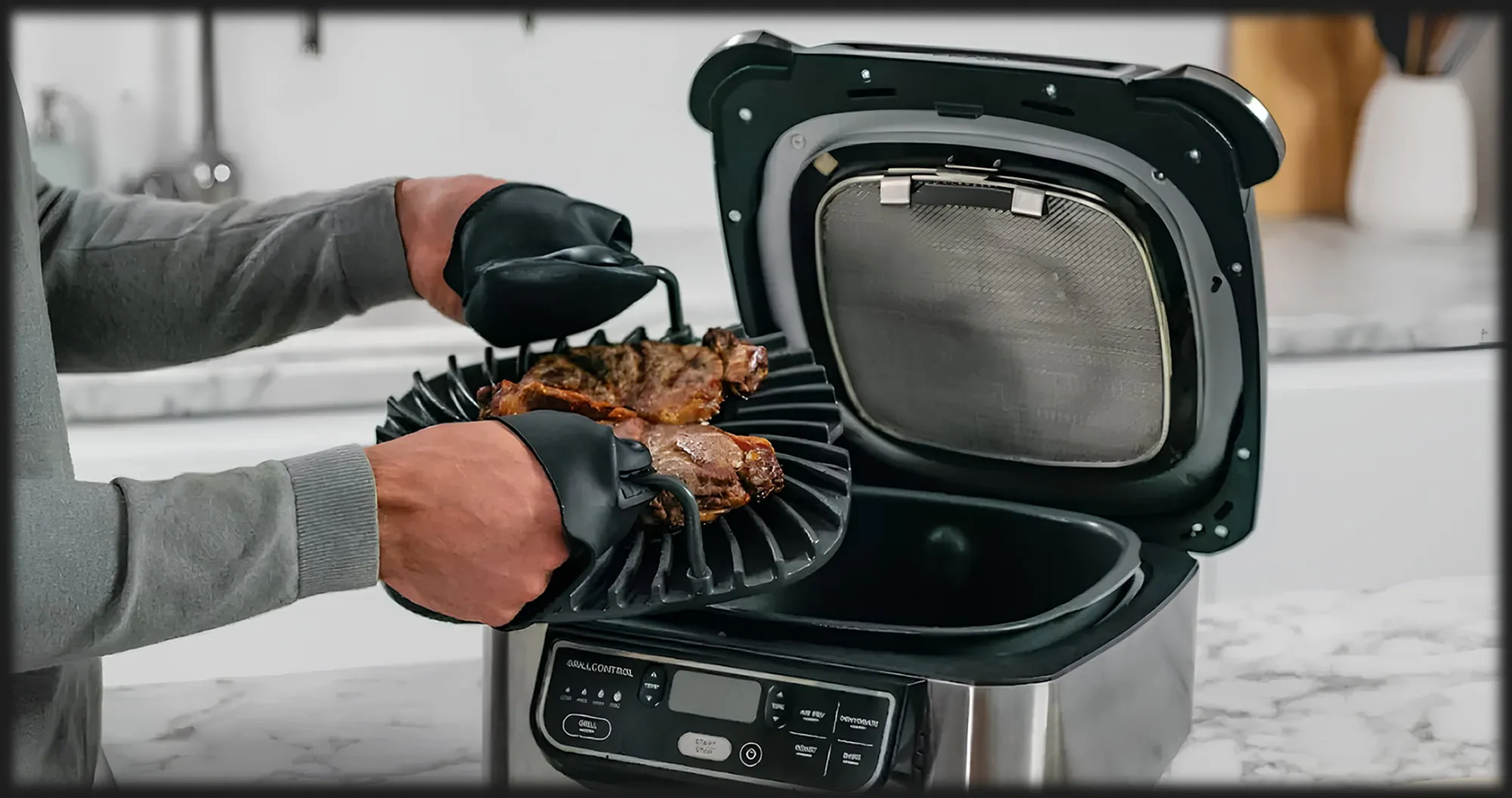 Гриль Ninja Foodi Health MultiGrill  &amp; Air Fryer AG301EU (UA)