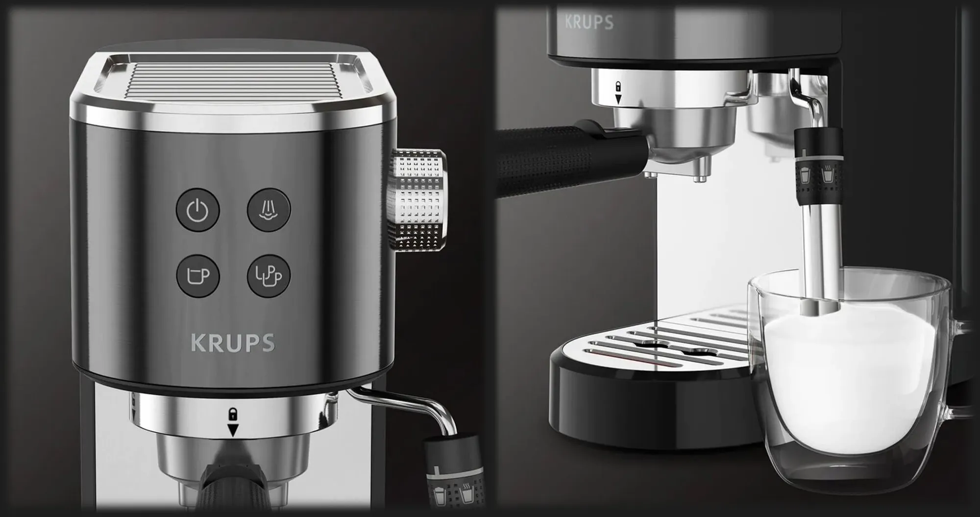 Ріжкова кавоварка Krups Virtuoso+ (Black) (UA)