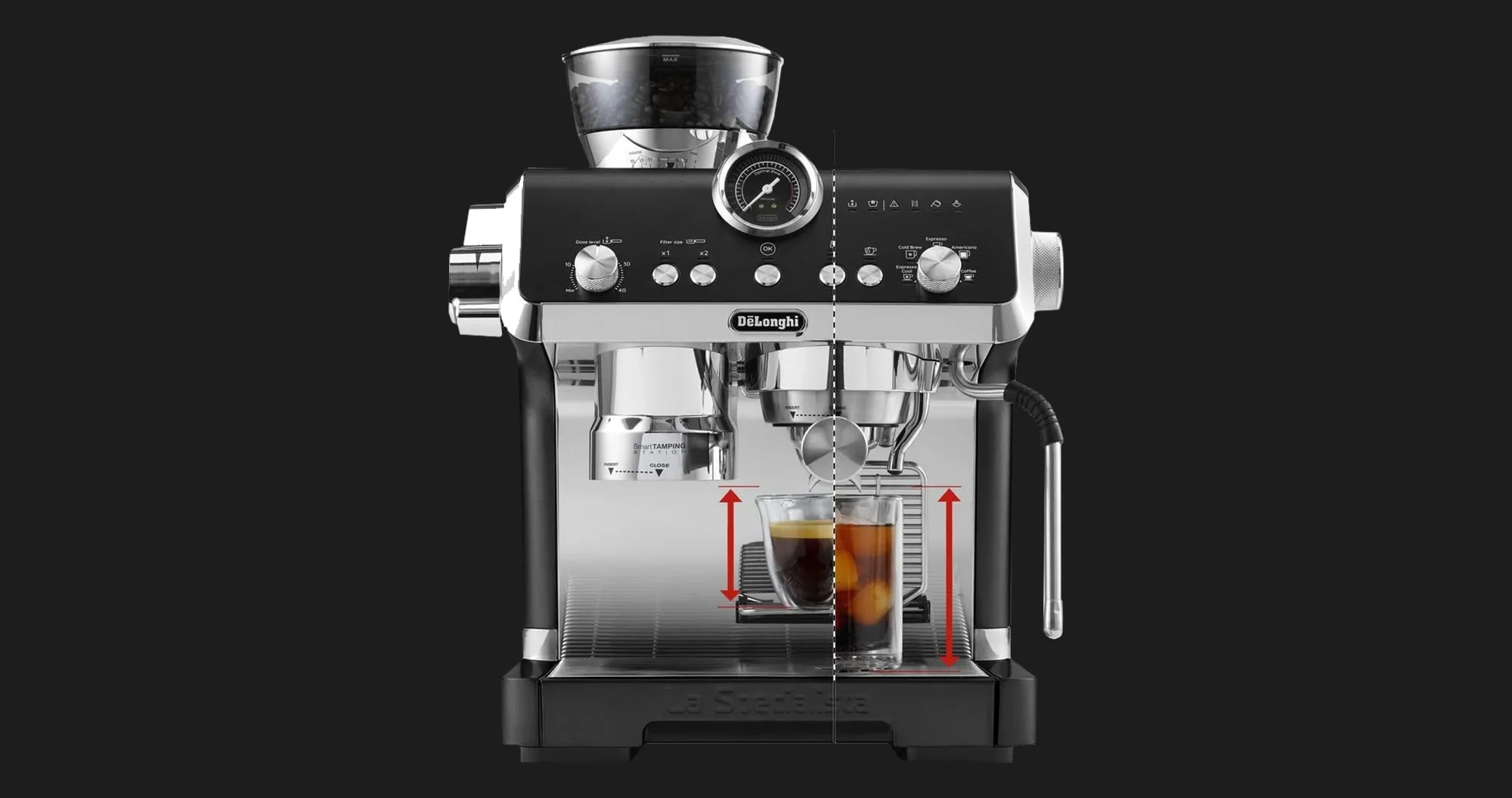 Ріжкова кавоварка DeLonghi EC 9555 BK (Black) (UA)