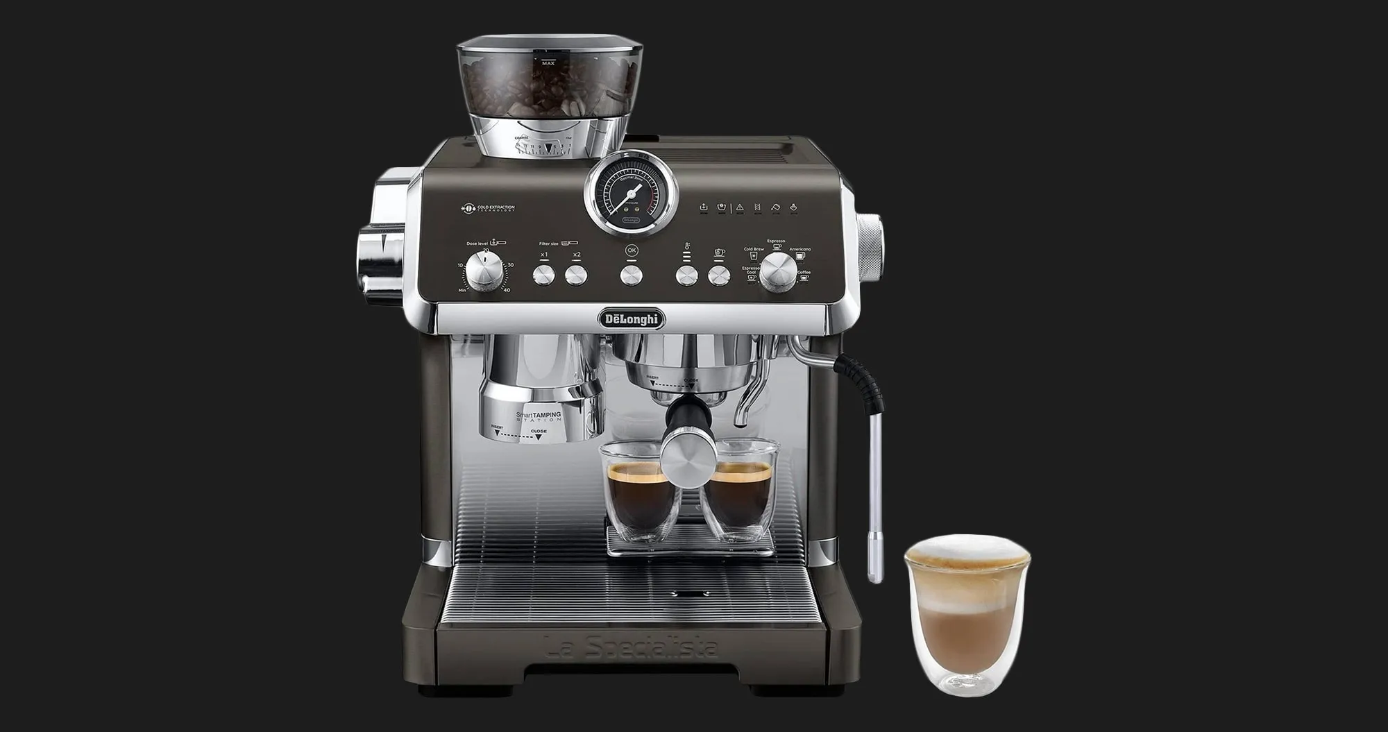 Ріжкова кавоварка DeLonghi EC 9555 BK (Black) (UA)