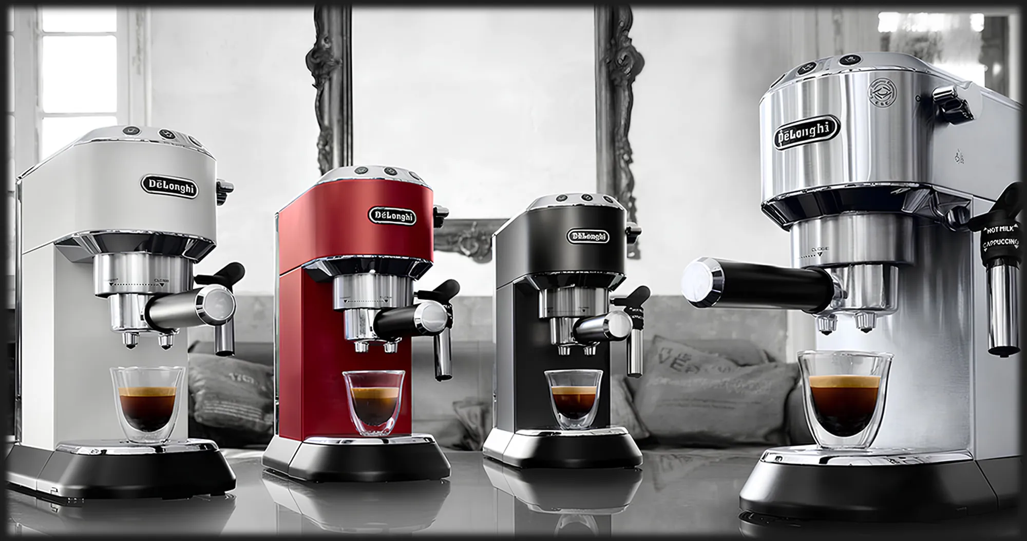 Ріжкова кавоварка DeLonghi Dedica (Metallic) (UA)