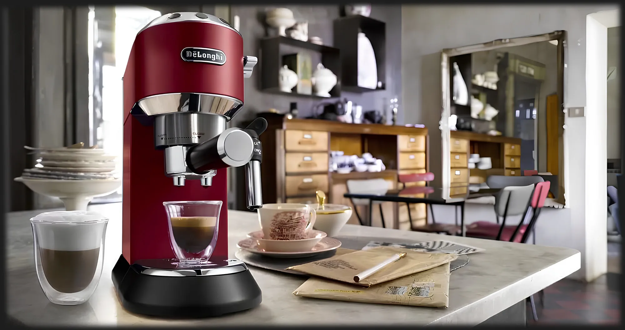 Ріжкова кавоварка DeLonghi Dedica (Metallic) (UA)