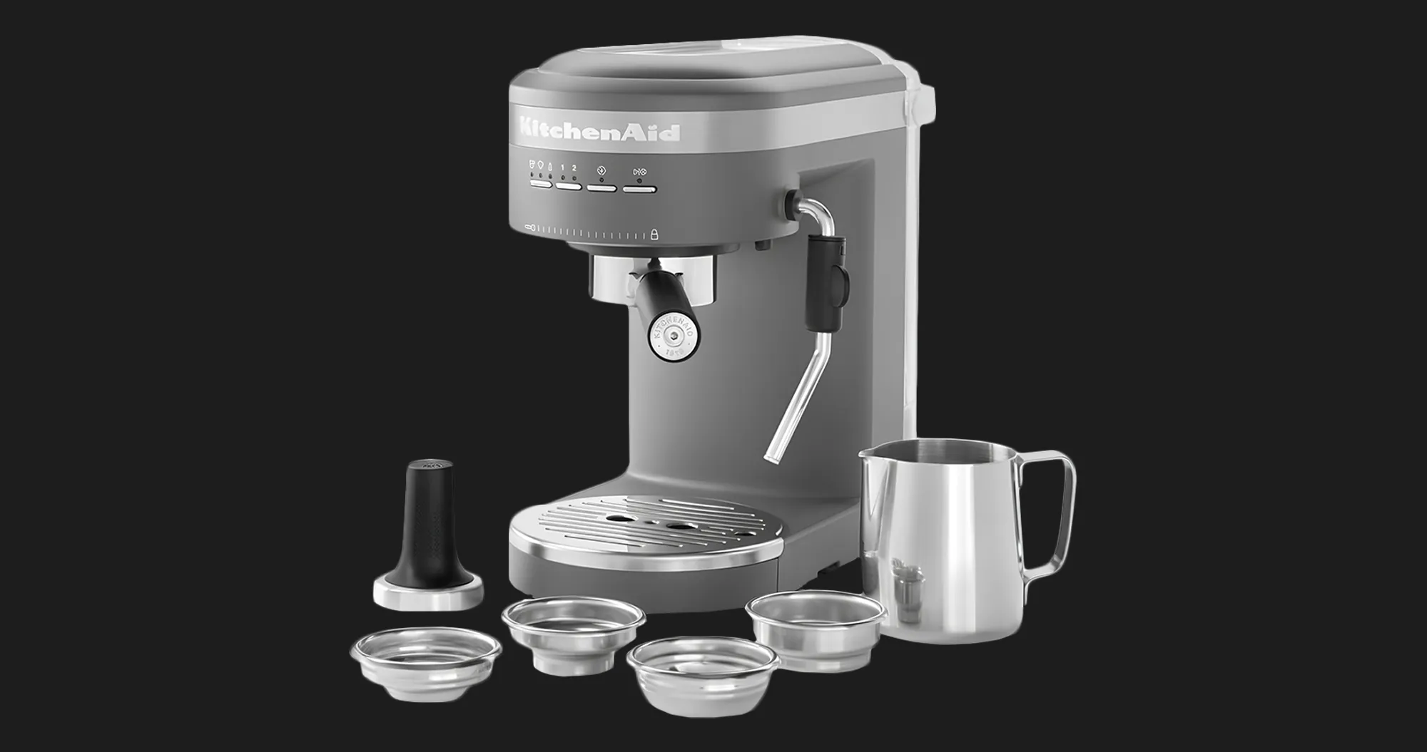 Рожковая кофеварка KitchenAid 5KES6403EDG (Gray Coal) (UA)