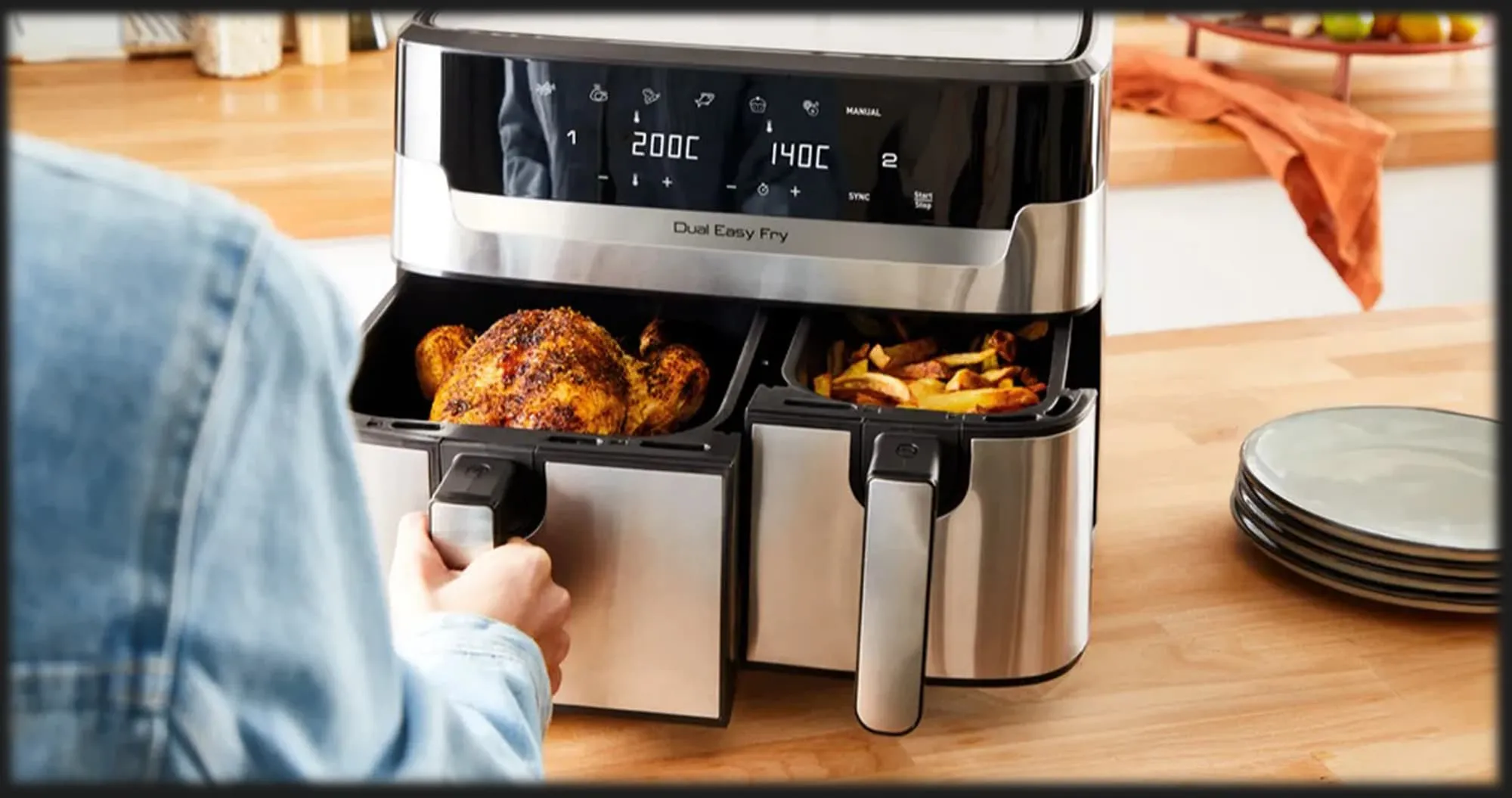 Мультипіч Tefal Dual Easy Fry &amp; Grill Air Fryer EY905D10 (EU)