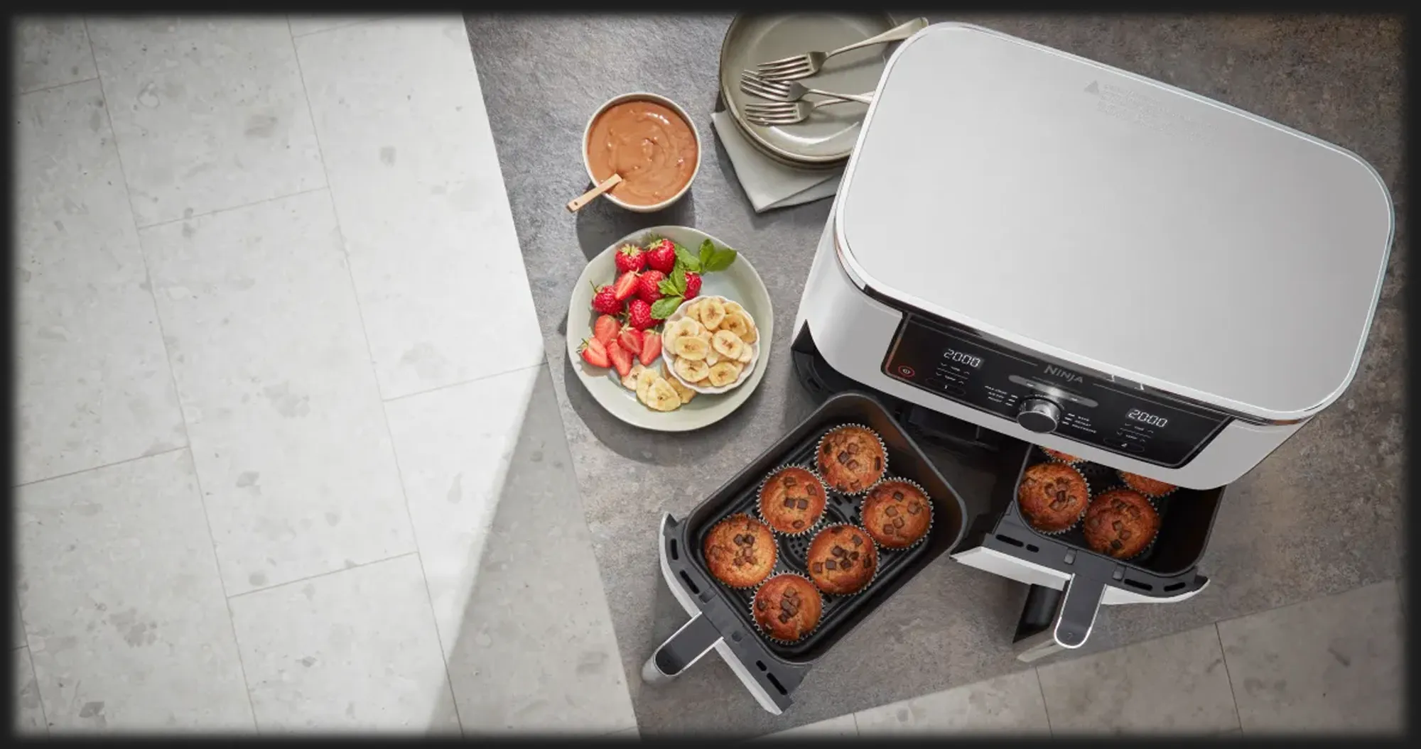 Мультипіч Ninja Air Fryer Dual zone AF400EUWH (UA)