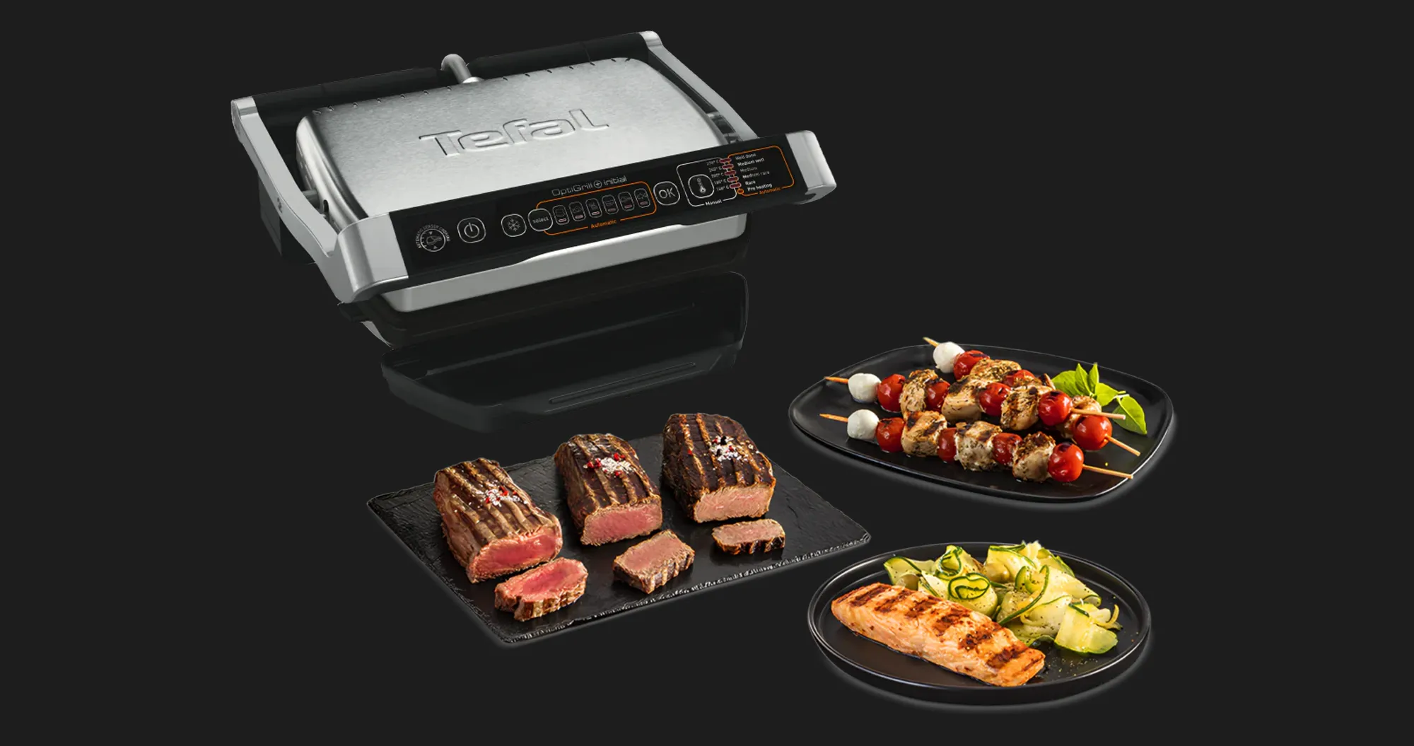 Гриль Tefal OptiGrill + Initial GC706D34 (Standard)