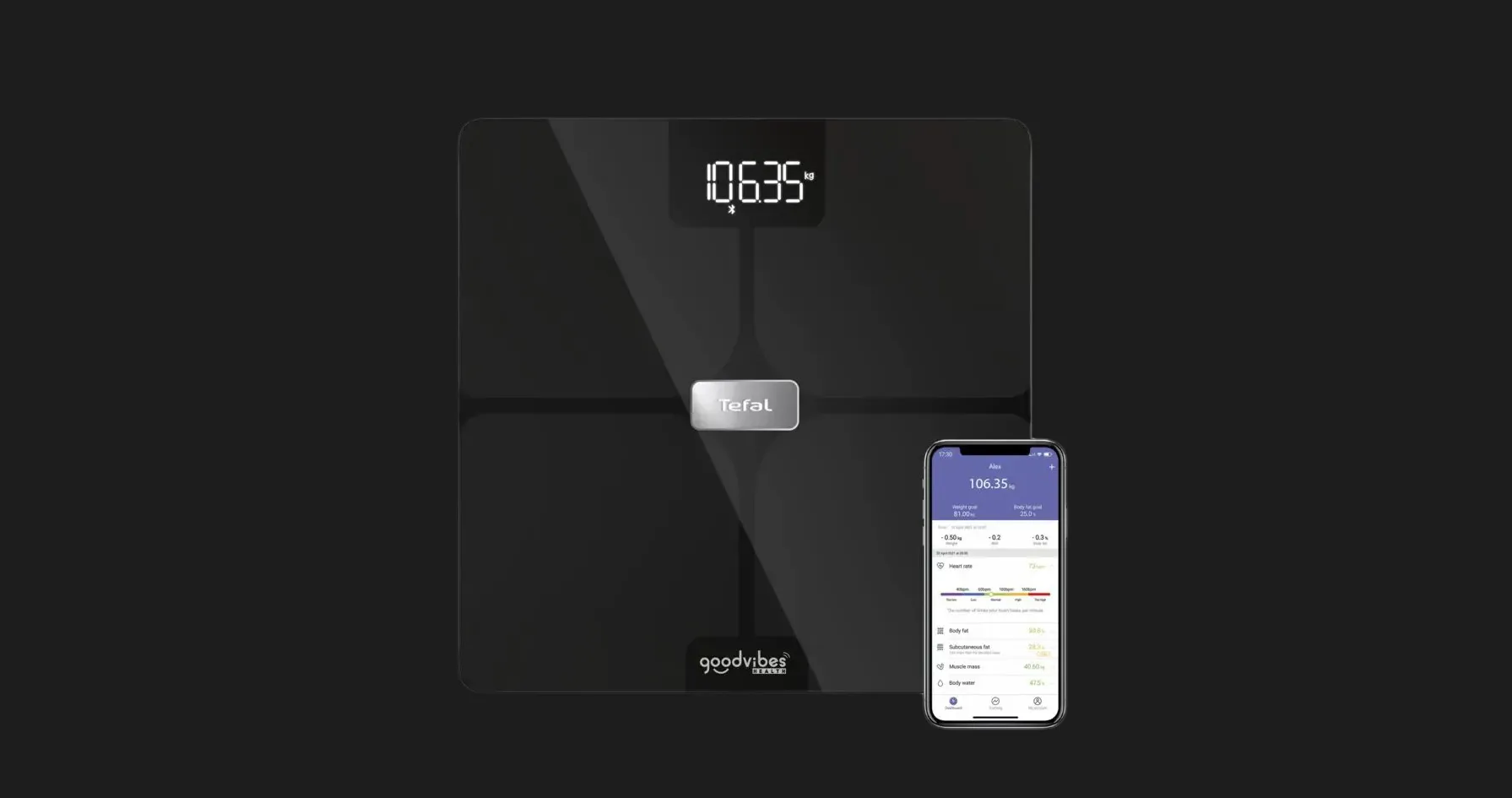 Ваги Tefal Body Fat Goodvibes Health (BM9670S1)