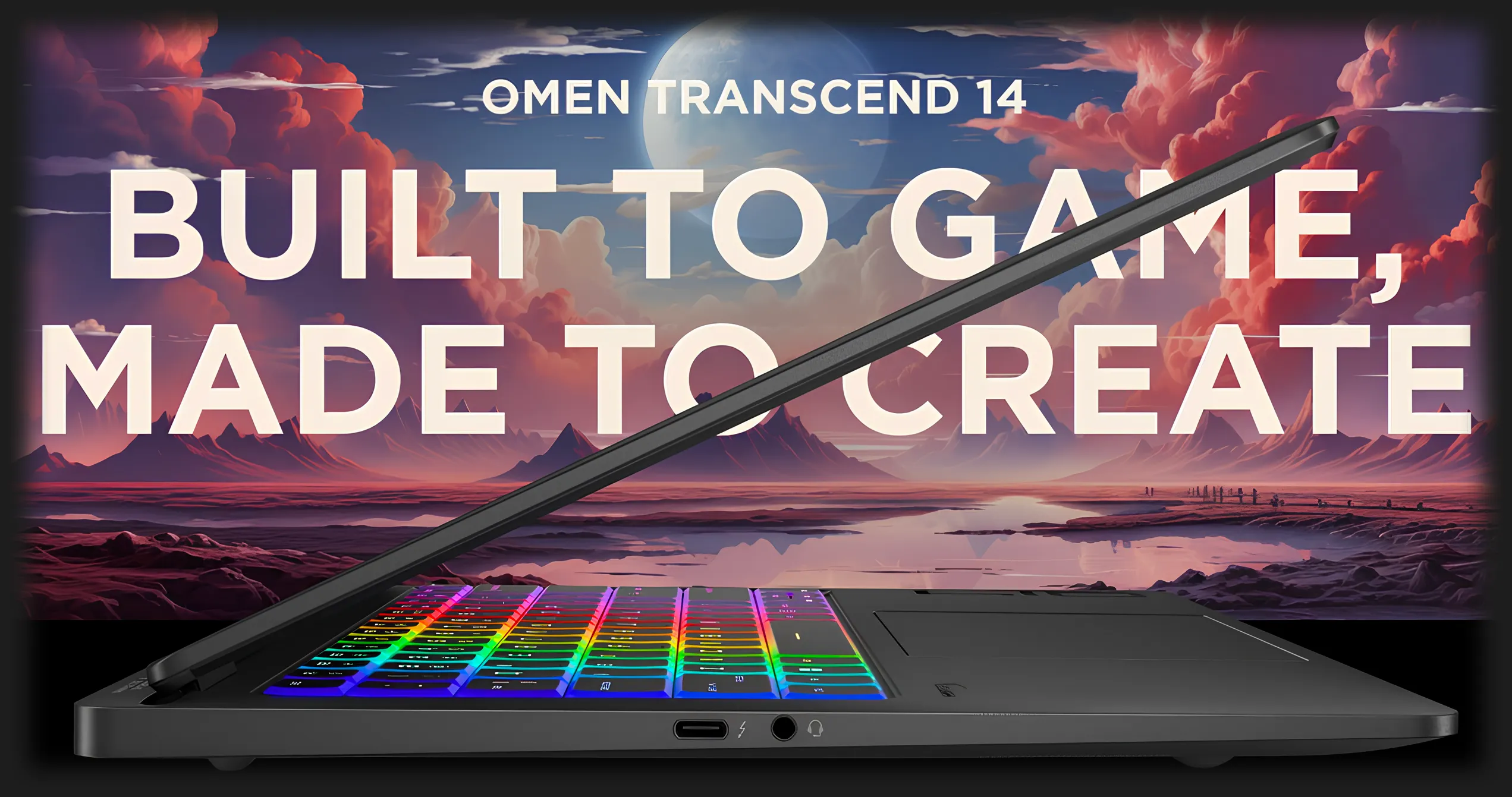 Ноутбук HP OMEN Transcend 14-fb0097nr (Intel Core Ultra 9/32GB/2TB SSD/RTX 4070) (9Q056UA) (Standard)