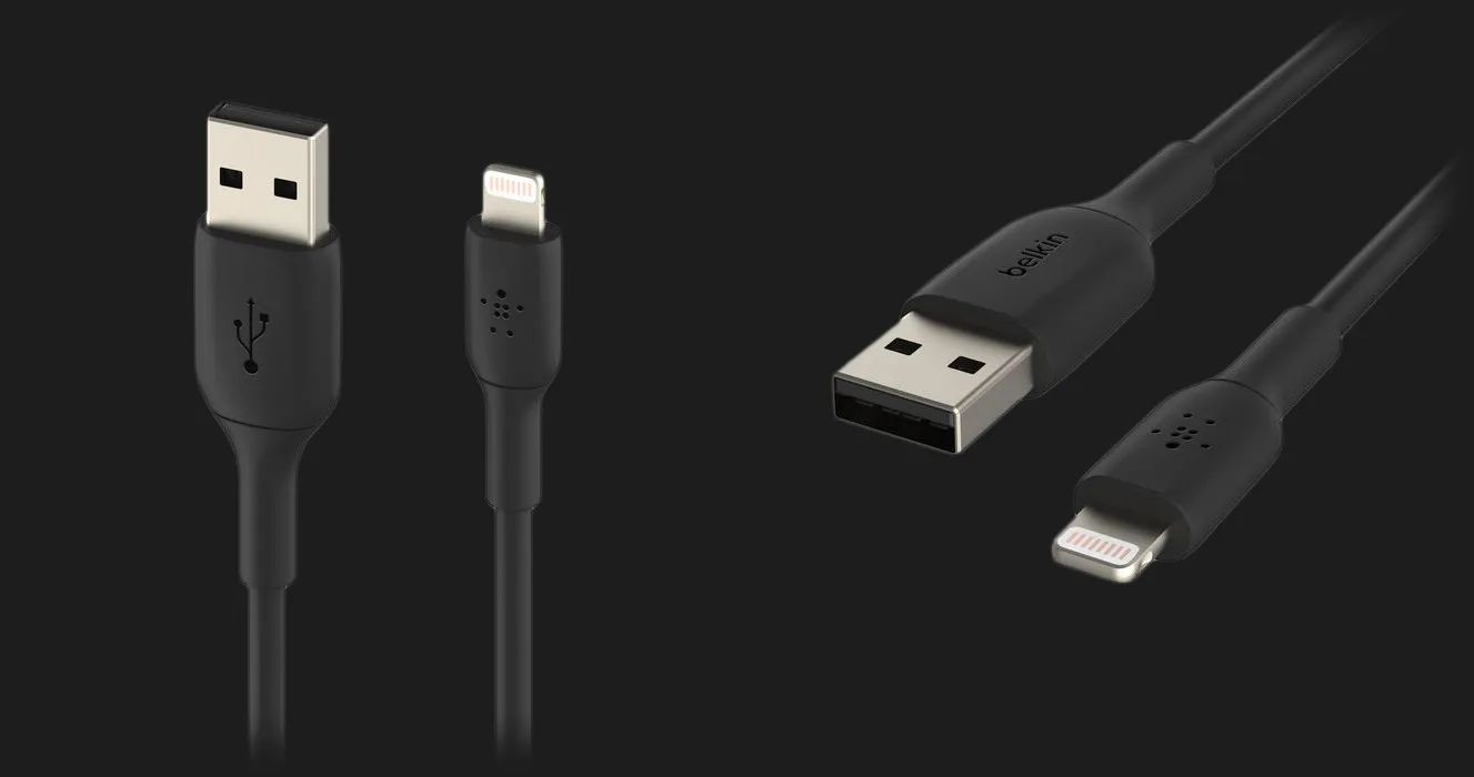 Кабель Belkin Lightning PVC 1m (Black)