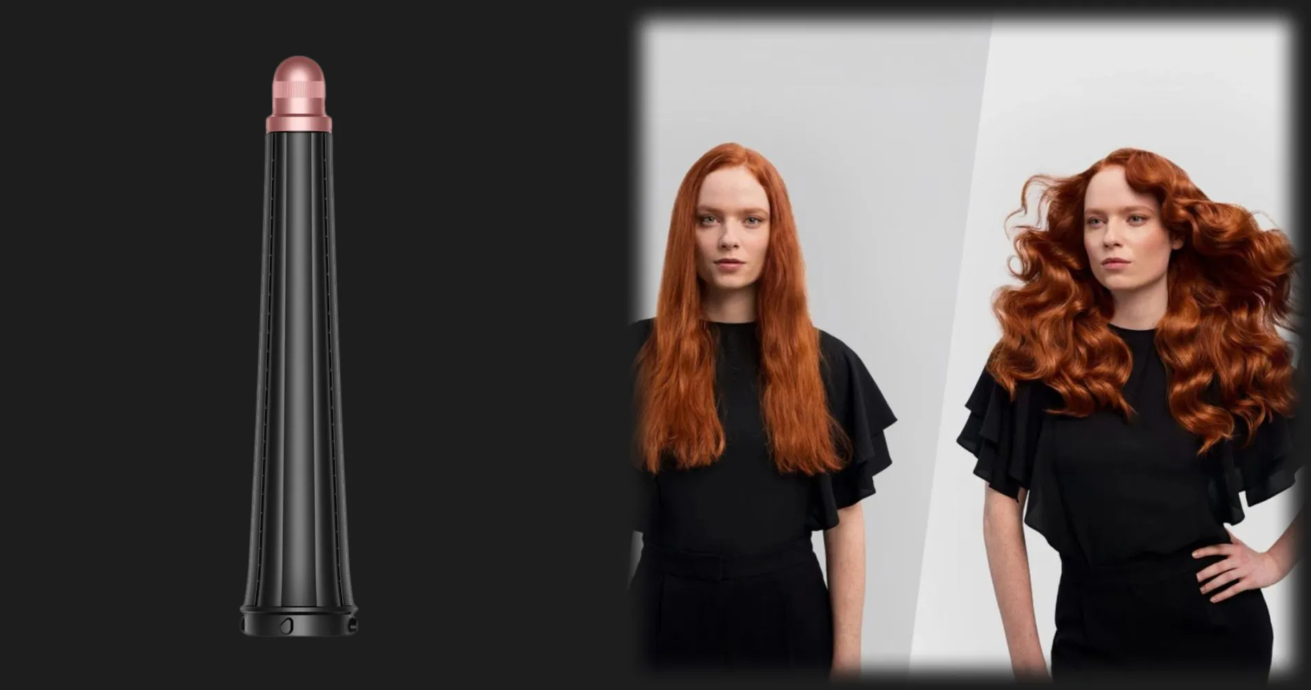 Конусная насадка Conical Barrel для Dyson Airwrap (Nickel/Blush Pink)