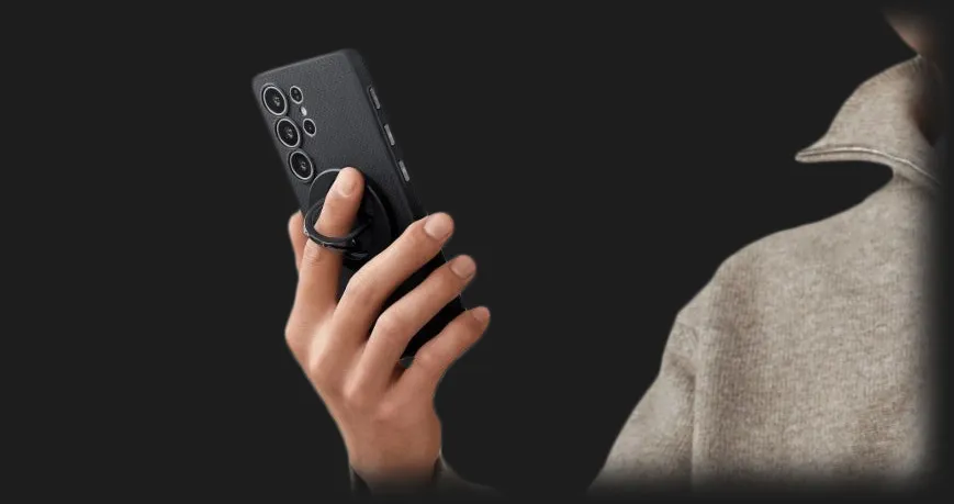 Чохол Pitaka PIN Button Case для Samsung S25 Ultra (Black/Grey)