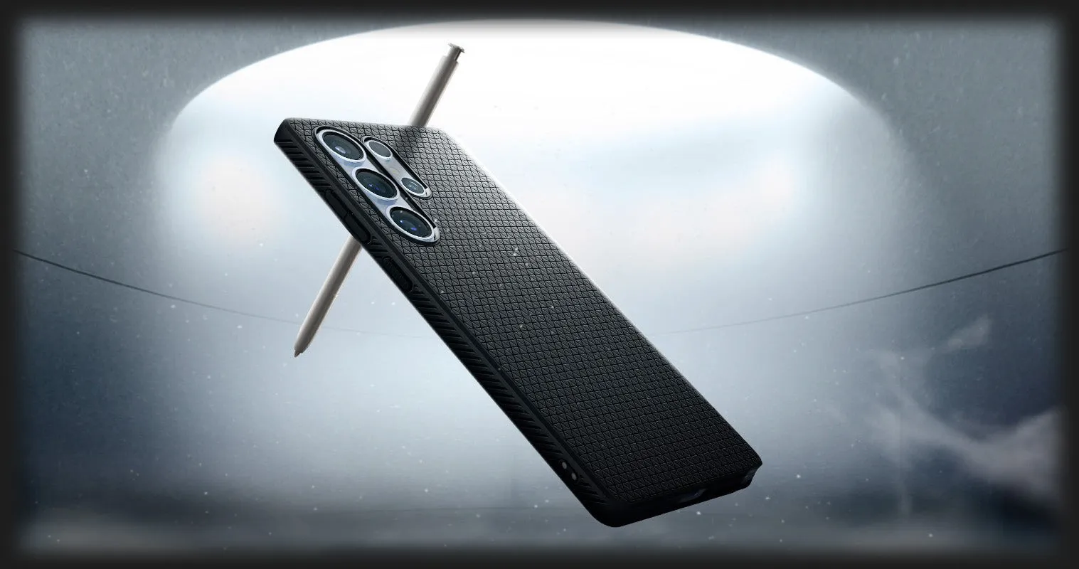 Чехол Spigen Liquid Air для Samsung Galaxy S25 Edge (Matte Black)