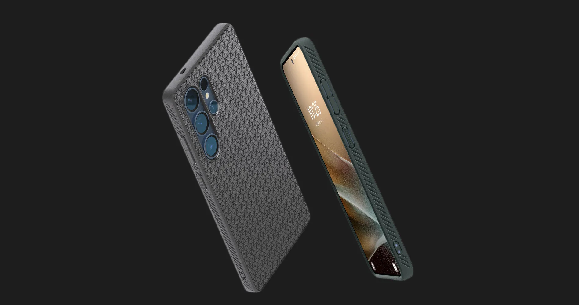 Чехол Spigen Liquid Air для Samsung Galaxy S25 Edge (Matte Black)