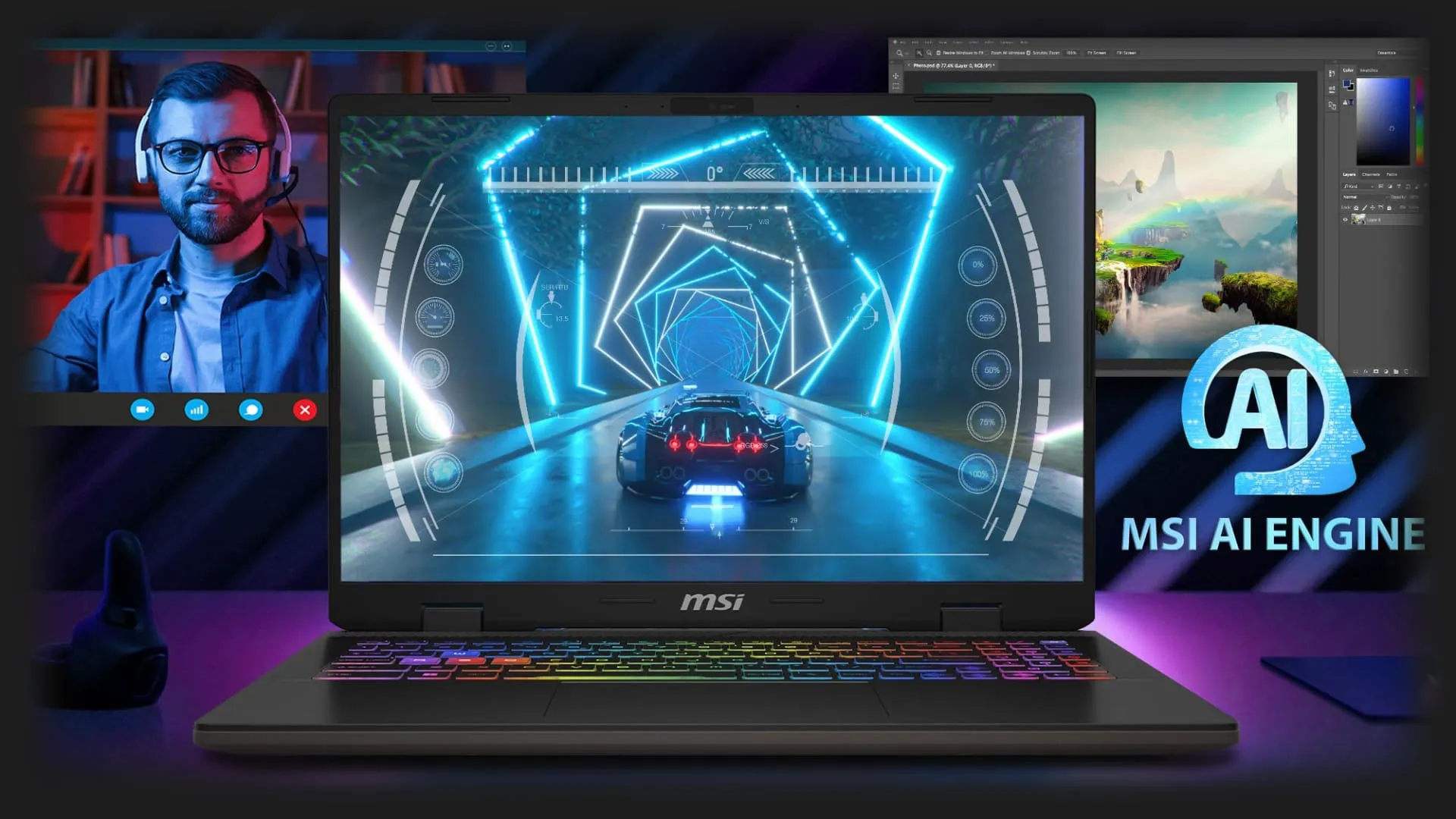 Ноутбук MSI Sword 16 HX B14VFKG (Intel Core i7/16GB/1TB (SSD)/RTX 4060) (B14VFKG-202US) (Standard)