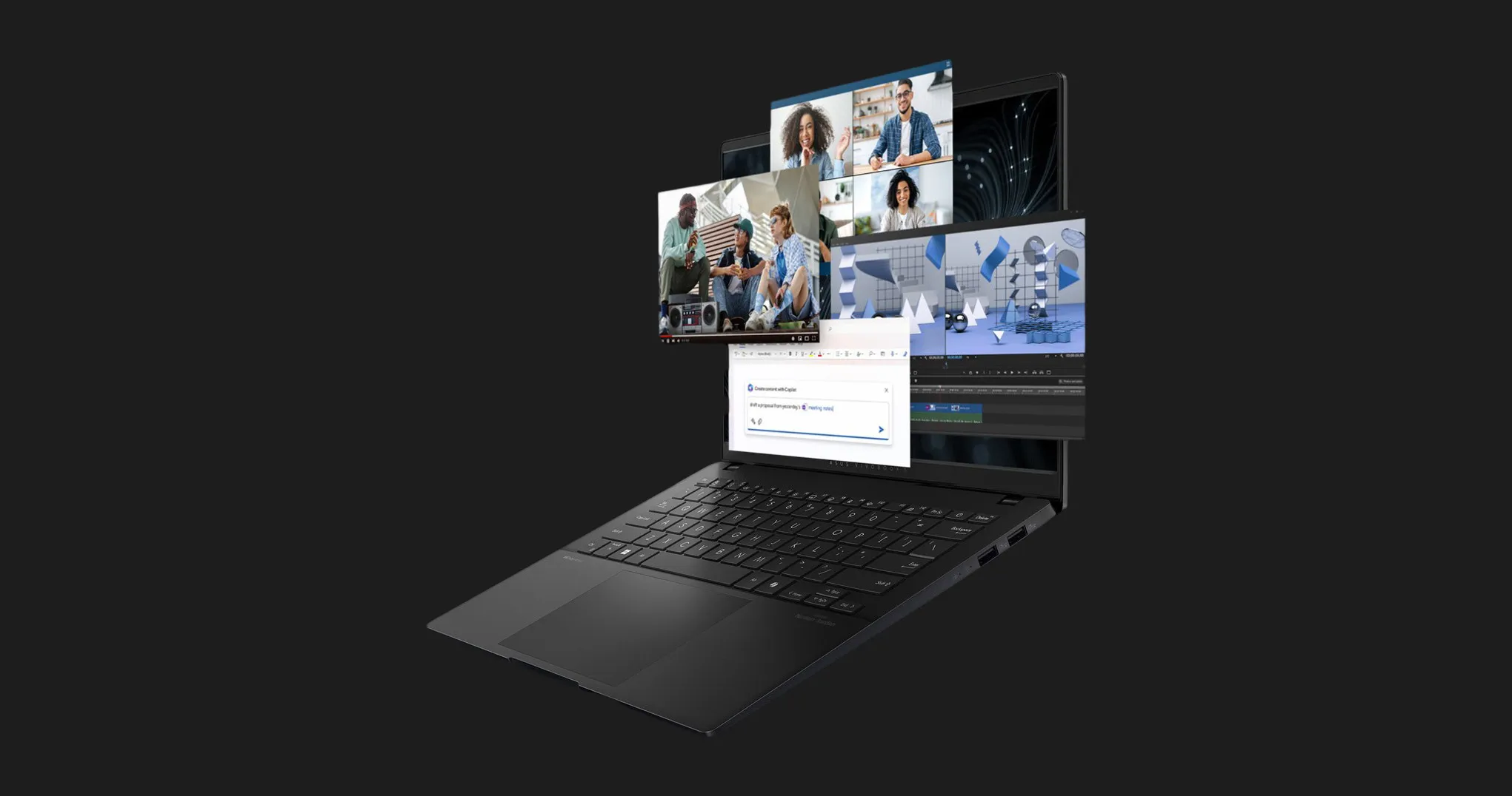 Ноутбук Asus VivoBook 14 F1404VAP 14&quot; (Intel Core Ultra 5/8GB/512GB (SSD)/Intel UHD) (F1404VAP-QB52-BL) (Standard)