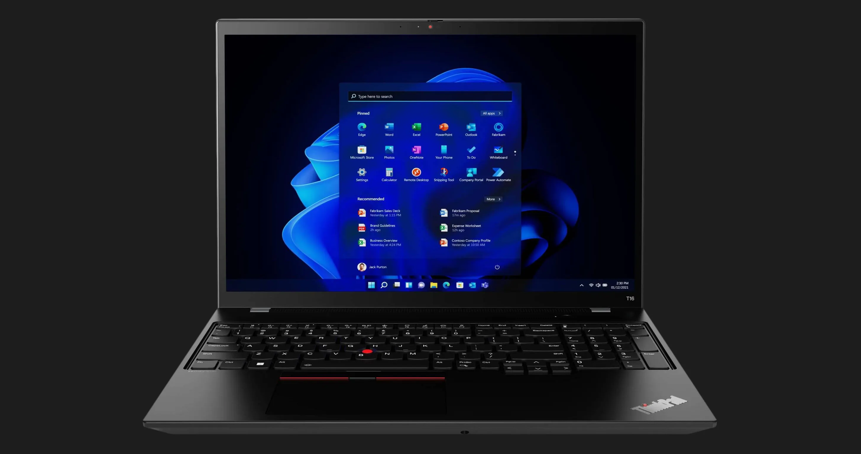 Ноутбук Lenovo ThinkPad T16 Gen 2 (Intel Core i7/16GB/512GB (SSD)/Intel Iris Xe Graphics) (21HJS7S700) (Standard)