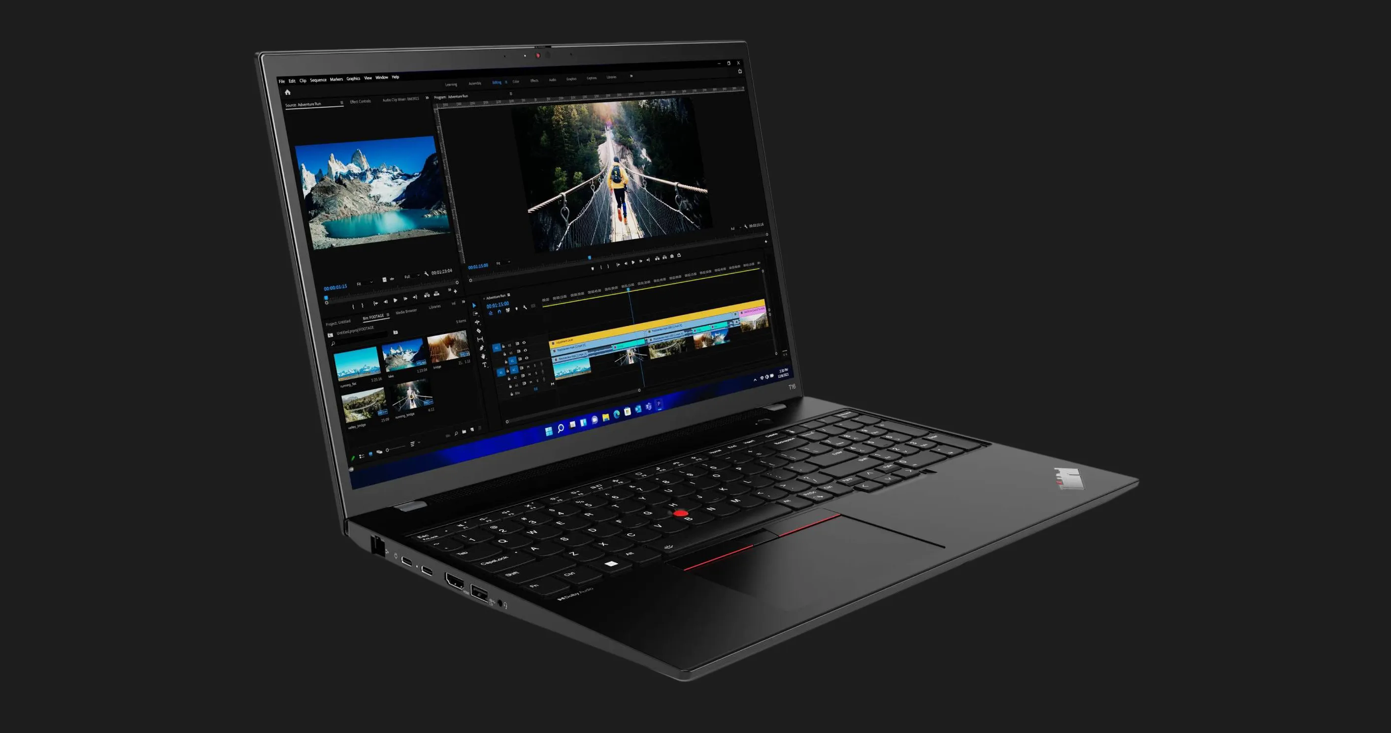 Ноутбук Lenovo ThinkPad T16 Gen 2 (Intel Core i7/16GB/512GB (SSD)/Intel Iris Xe Graphics) (21HJS7S700) (Standard)