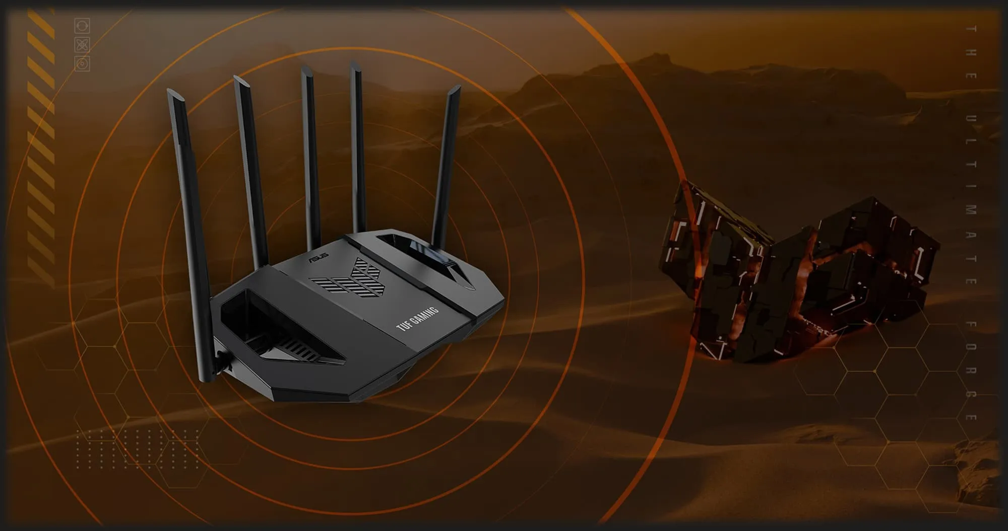 Беспроводной маршрутизатор Asus TUF Gaming BE6500 (Black)