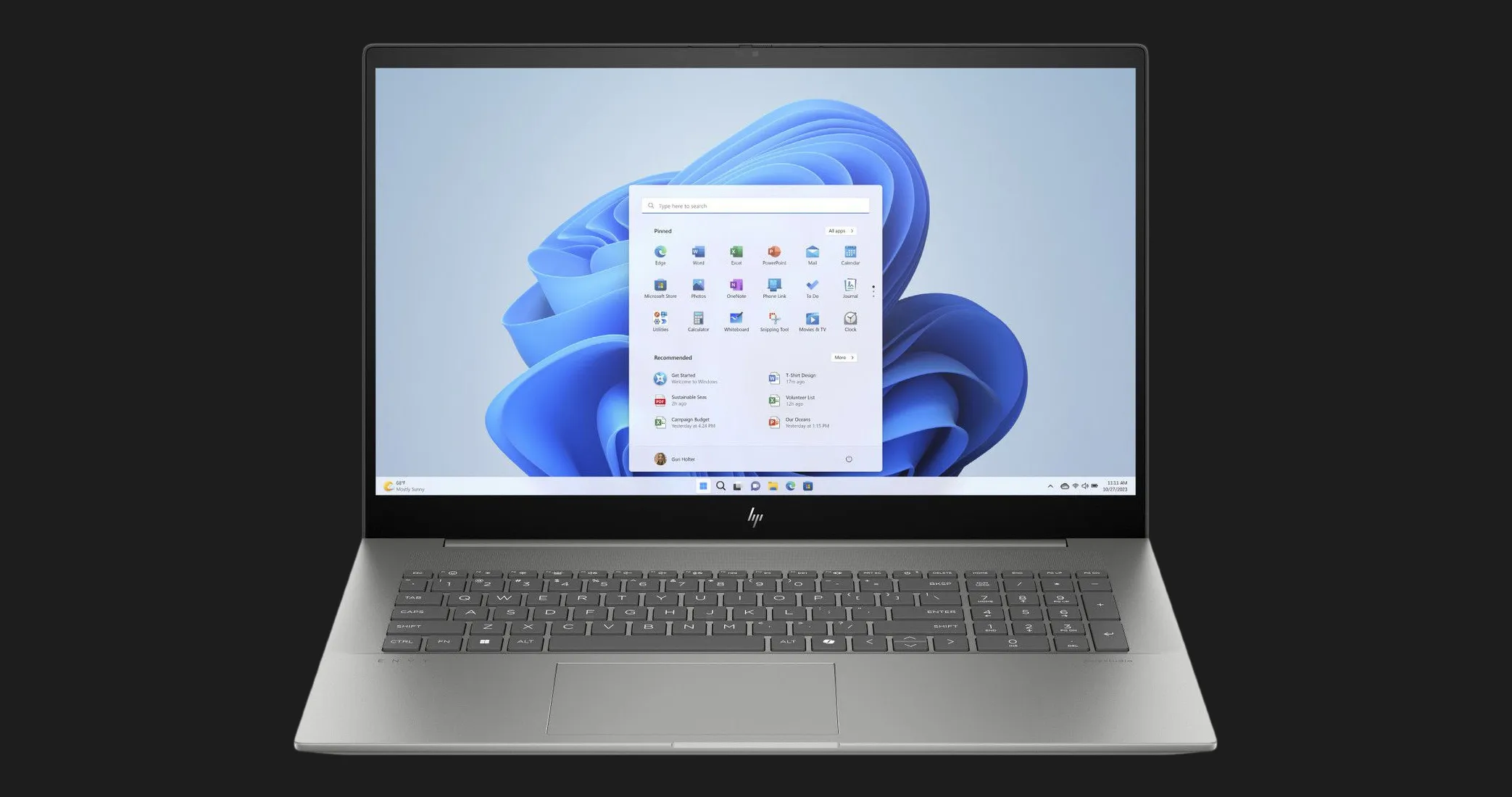 Ноутбук HP Envy 17-cw1000 17,3&quot; (Intel Core Ultra 7/32GB/2TB (SSD)/RTX 3050) (9T3V322) (Standard)