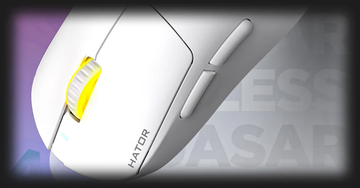 Игровая мышь Hator Quasar 3 wireless (Black) (HTM730) (UA)