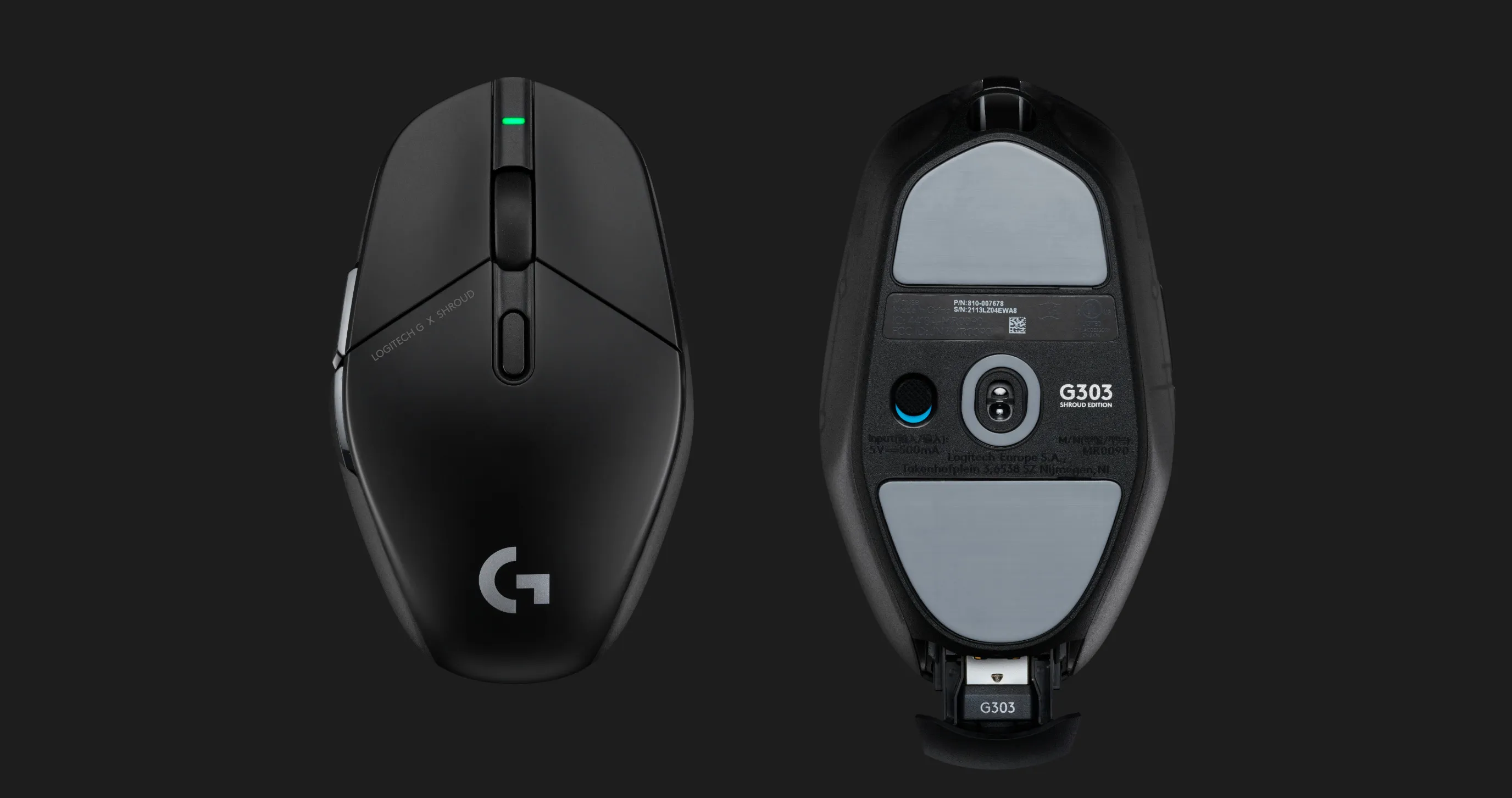 Ігрова миша Logitech G303 Shroud Edition Wireless (Black) (EU)