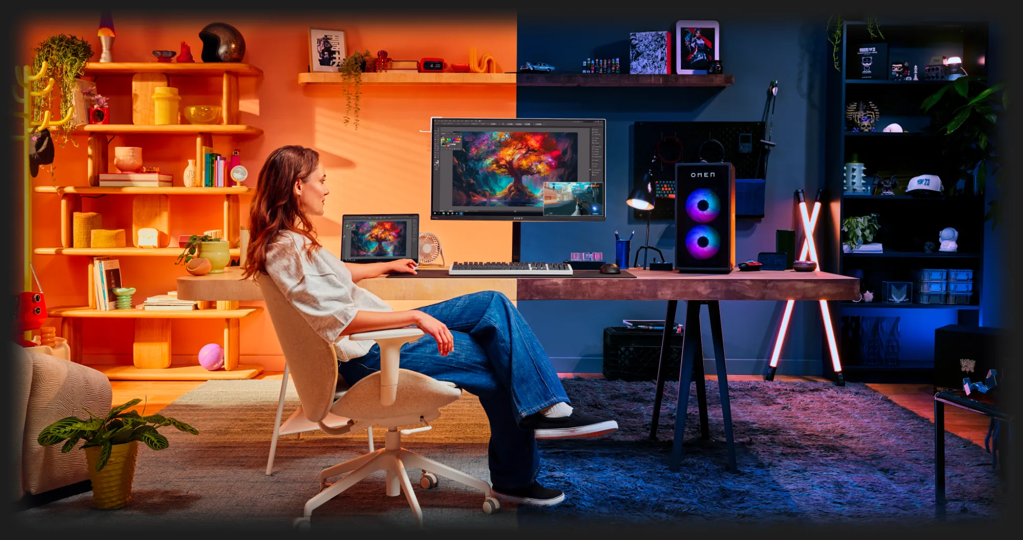 Ноутбук HP Omen Gaming 14-fb0022ua (Intel Core Ultra 7/16GB/1TB (SSD)/RTX 4050) (A49ZSEA) (UA)