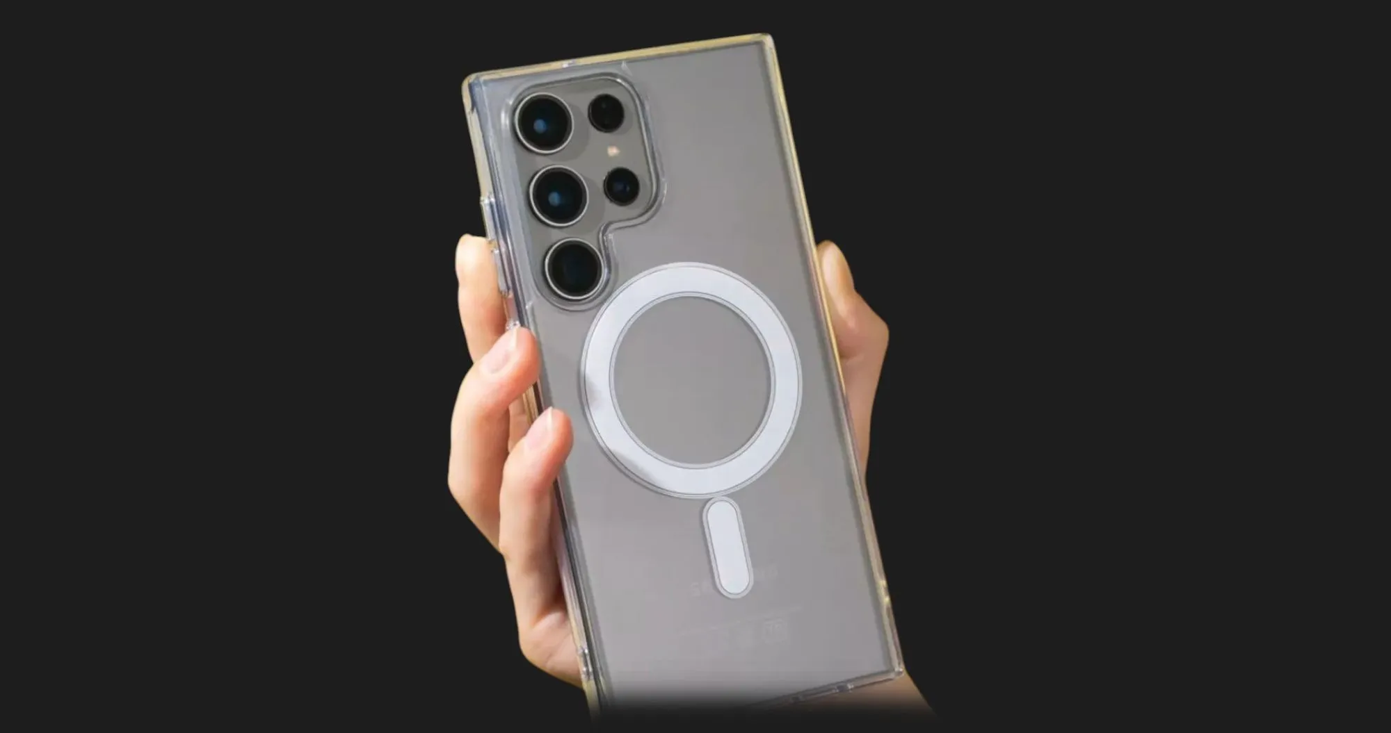 Чехол Clear Case with Magnetic Ring для Google Pixel 9 Pro XL (Clear)