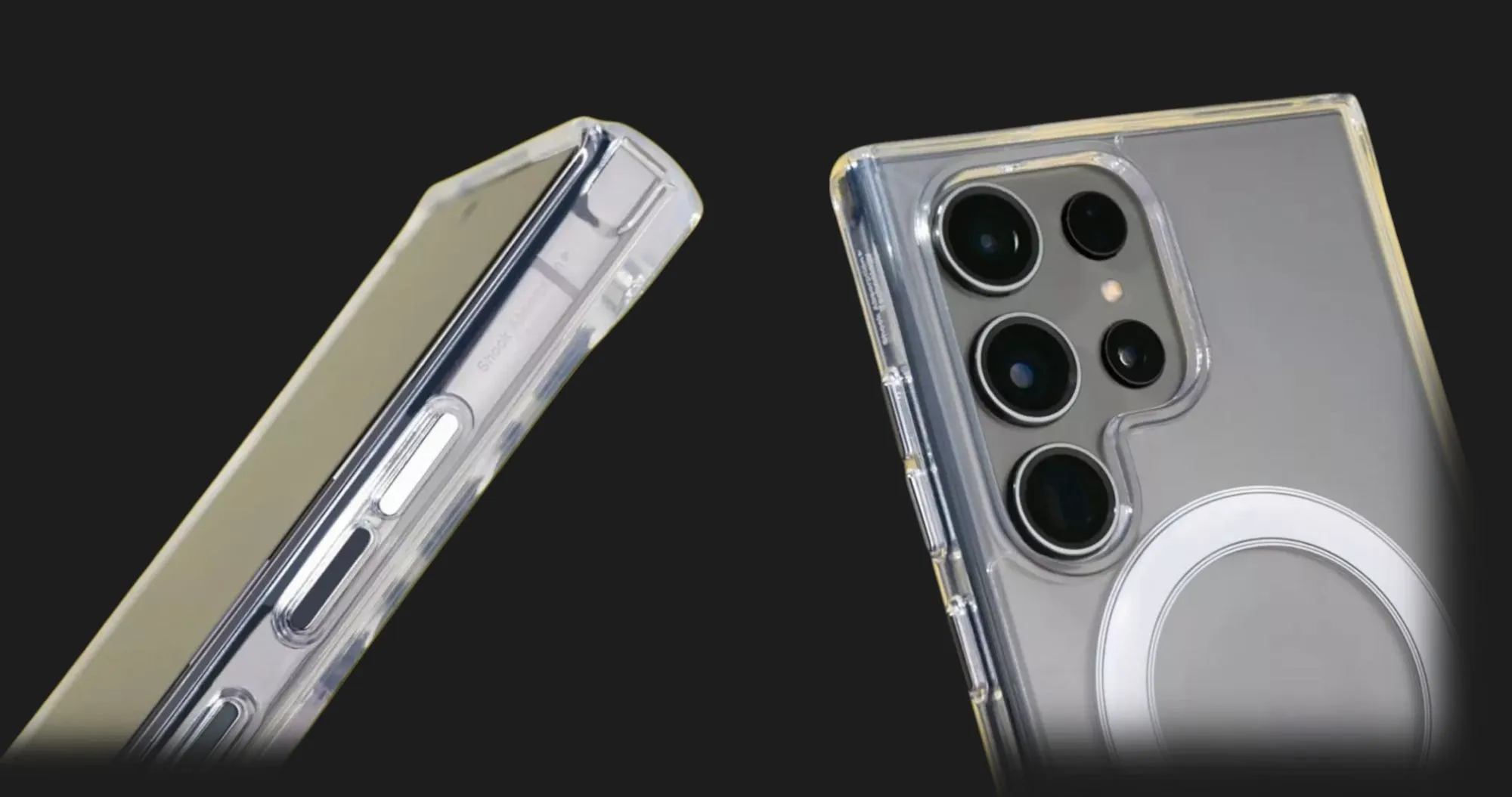 Чехол Clear Case with Magnetic Ring для Google Pixel 9 Pro XL (Clear)