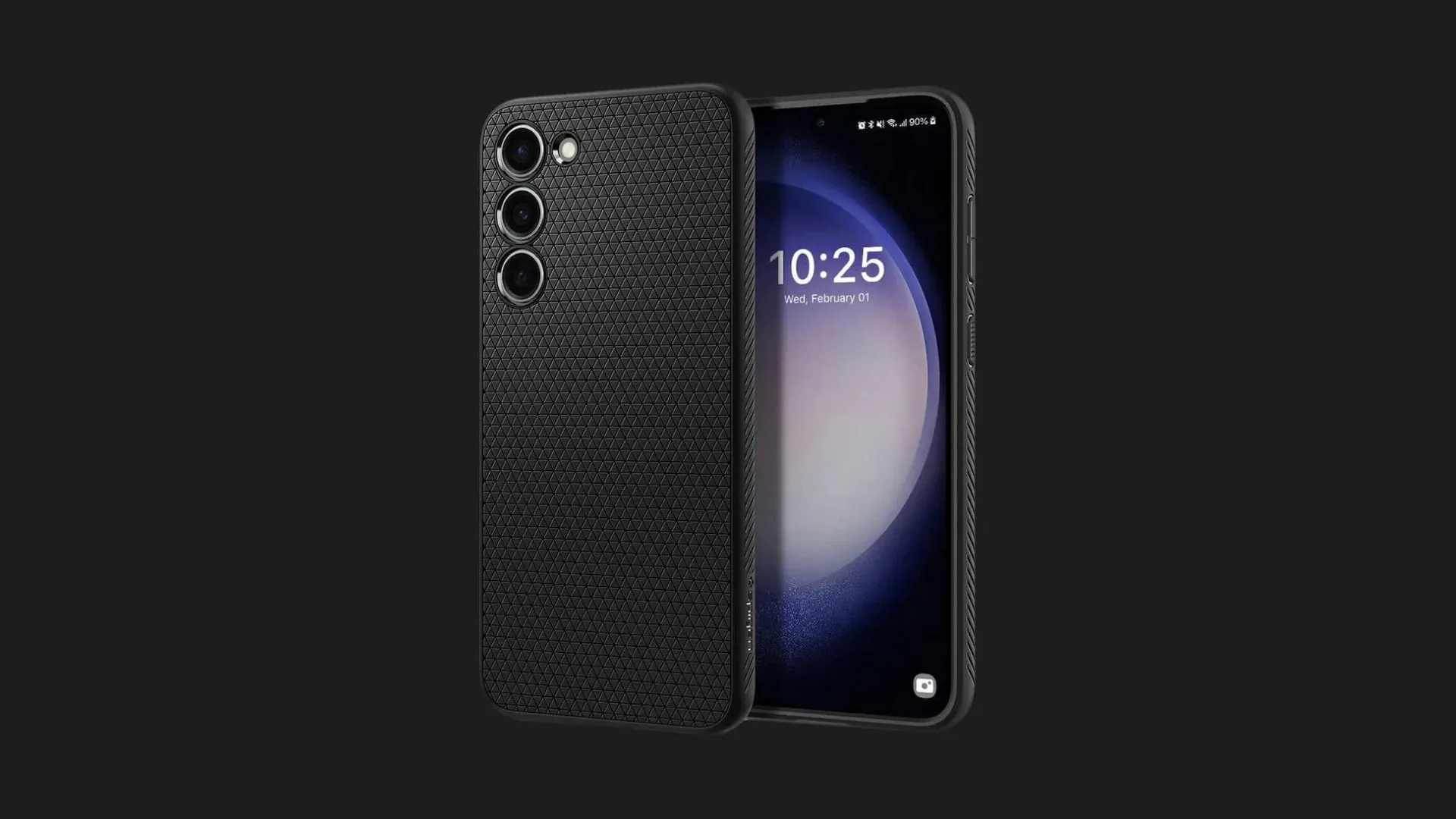 Чехол Spigen Liquid Air для Samsung Galaxy S23+ (Matte Black)