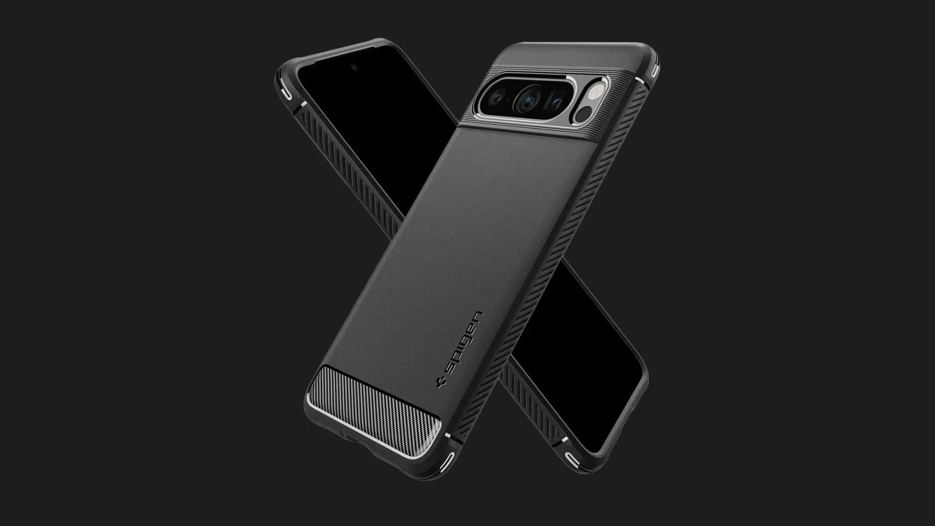 Чехол Spigen Rugged Armor для Google Pixel 8 Pro (Matte Black)