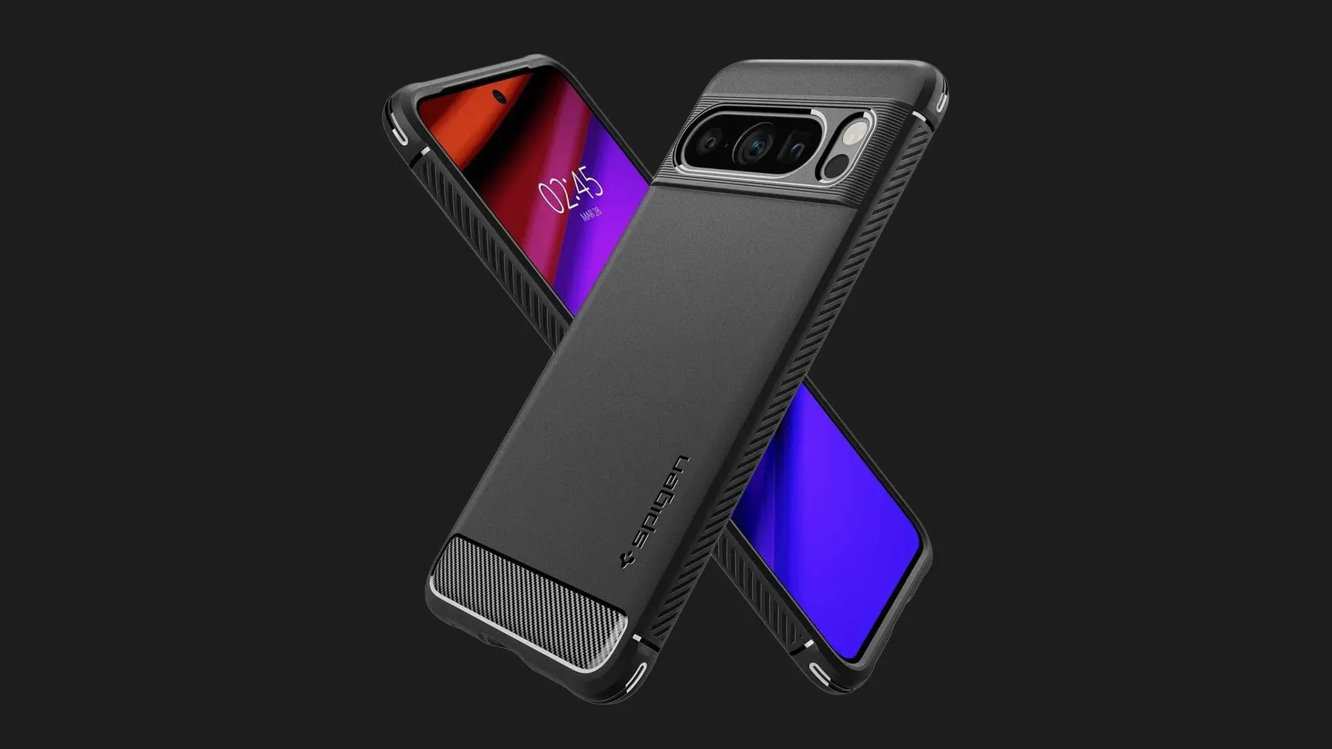 Чохол Spigen Rugged Armor для Google Pixel 8 (Matte Black)