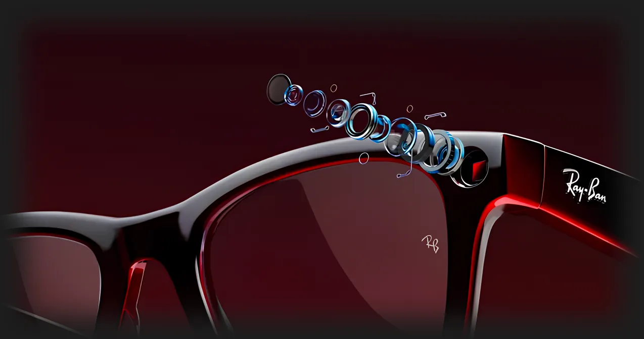 Смарт-очки Ray-Ban Meta Wayfarer Large Matte Black/Clear to Graphite Green Transitions (RW4008 601S1M 53-22)