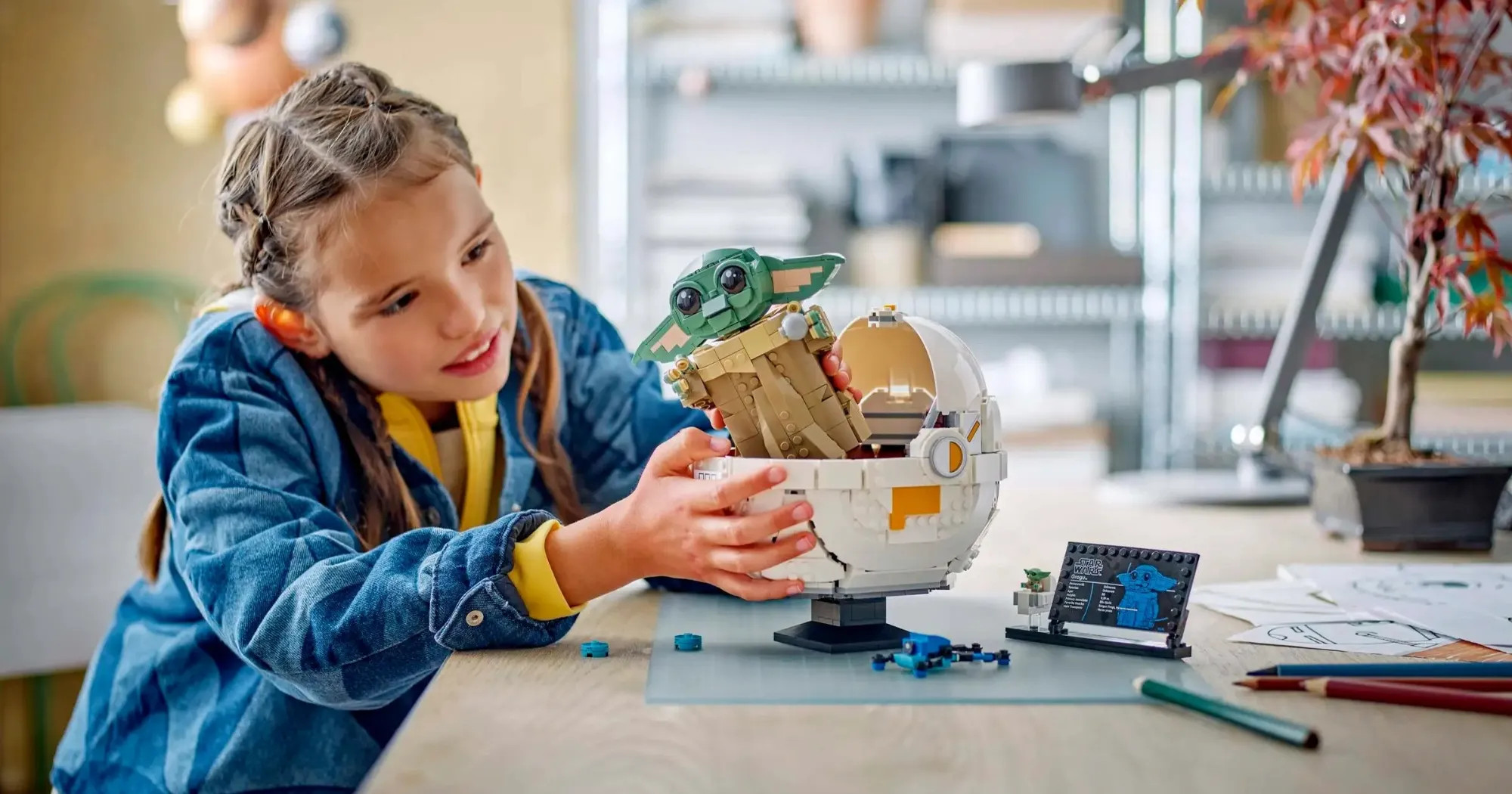 Конструктор LEGO Star Wars Grogu with Hover Pram (75403)
